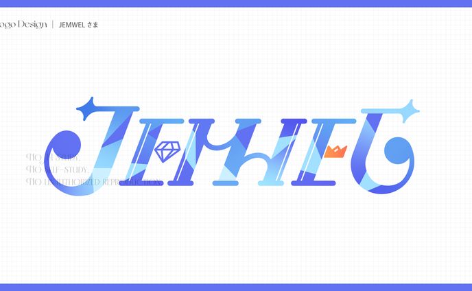Vtuberグループ『JEMWEL』さまロゴ