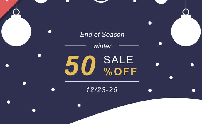 X'mas SALE　バナー
