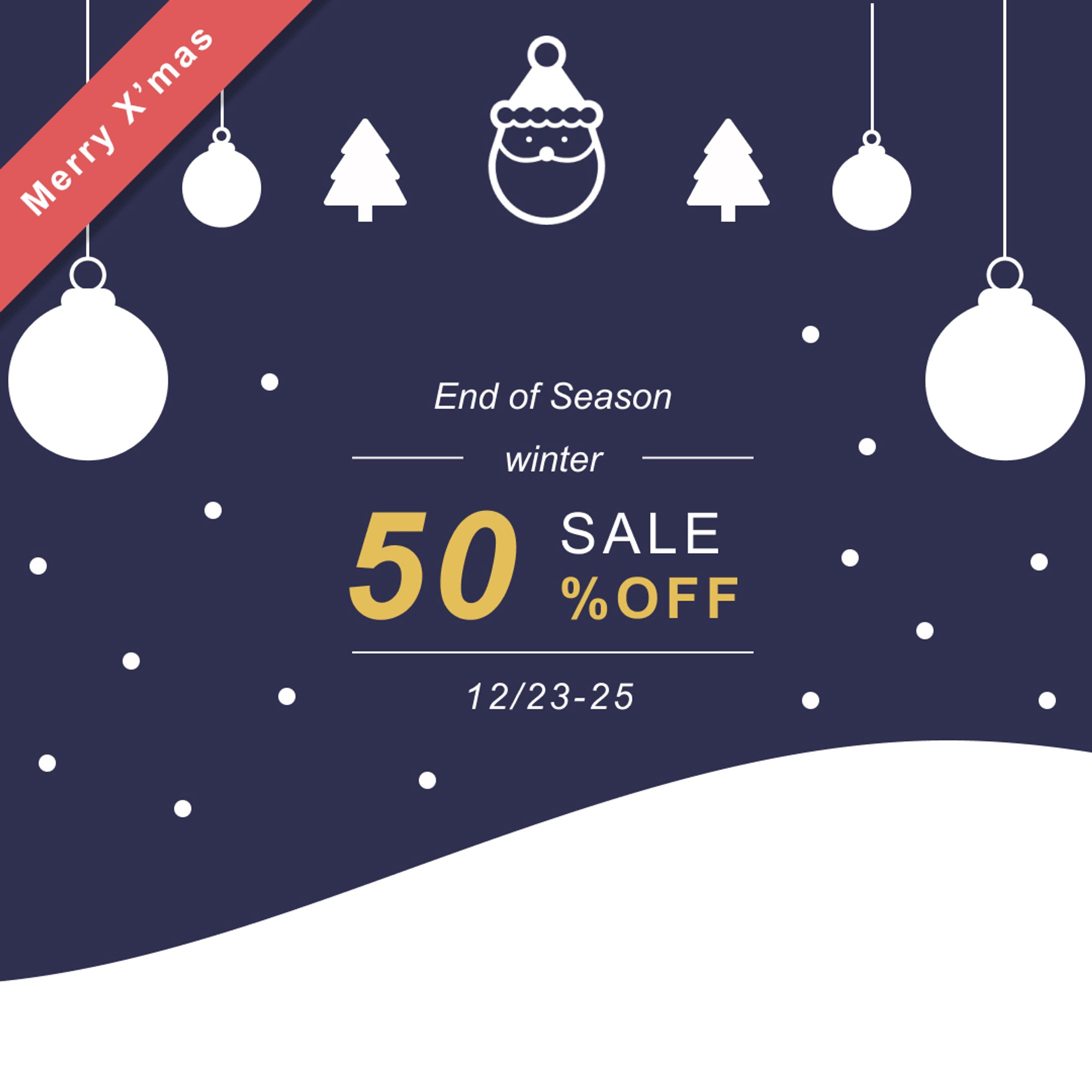 X'mas SALE　バナー-1