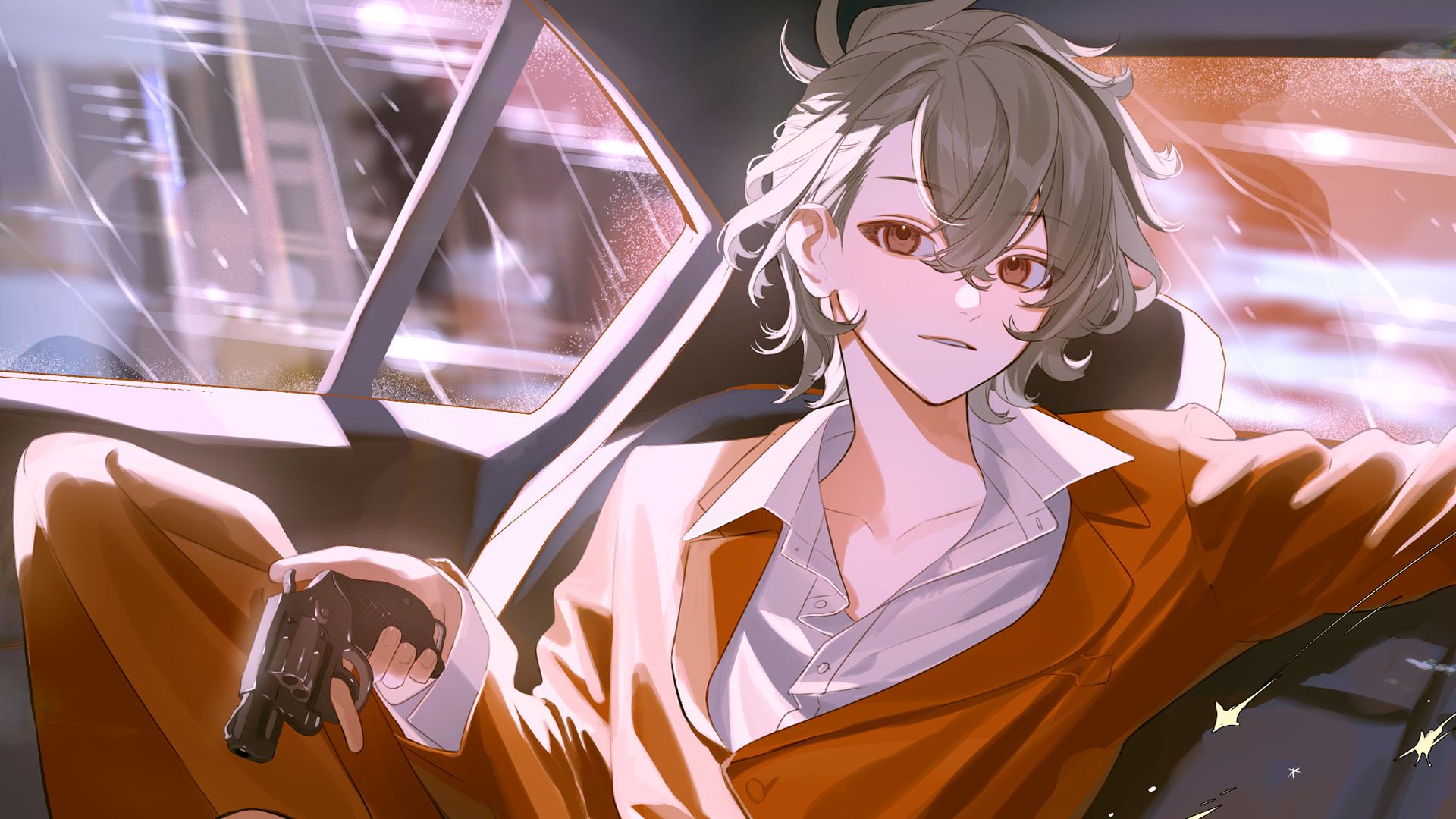 四宮伊織「感電」カバー動画イラスト