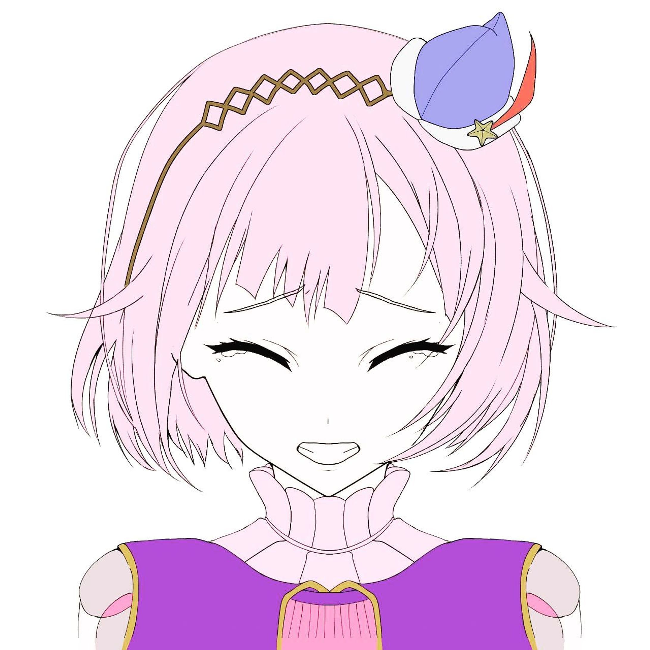 ベタ塗り完成！
 #プロセカ
 #鳳えむ
 #prsk_fa 
 #イラスト
 #ベタ塗り
 #えむ-1