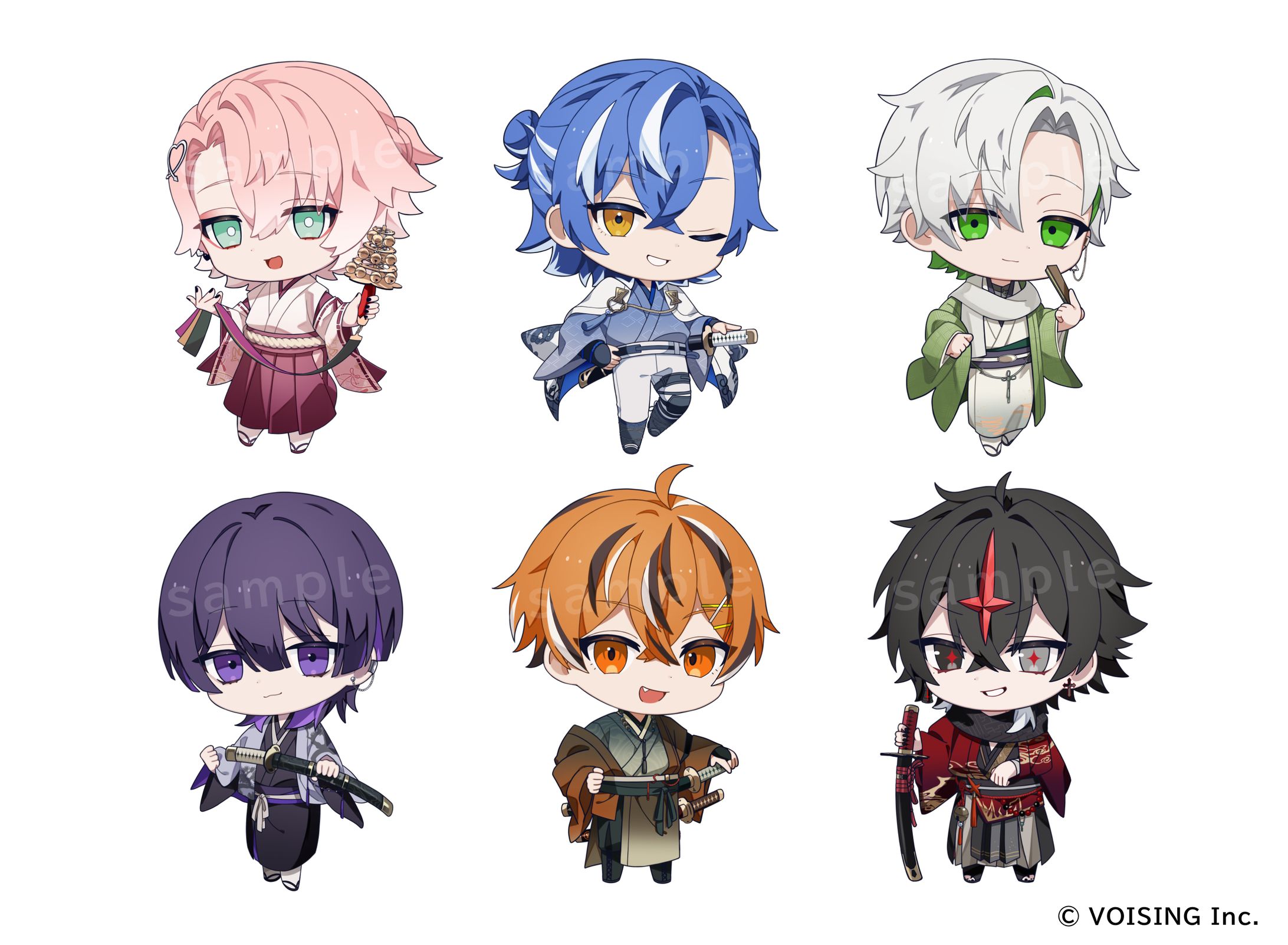 クロノヴァ お正月グッズ(SDイラスト)-1