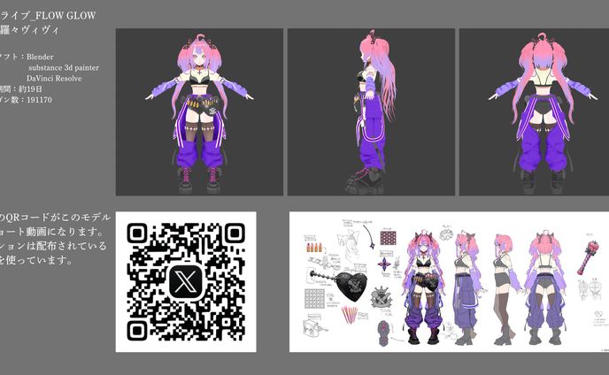 ホロライブ_FLOW GLOW 綺々羅々ヴィヴィ
