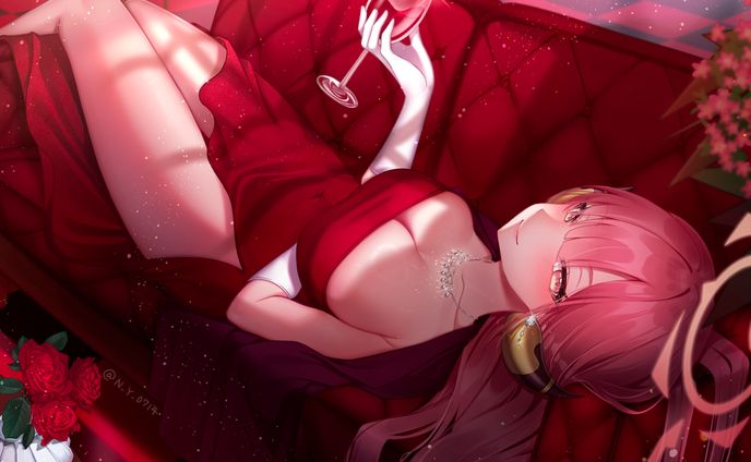 陸八魔アル（ドレス）