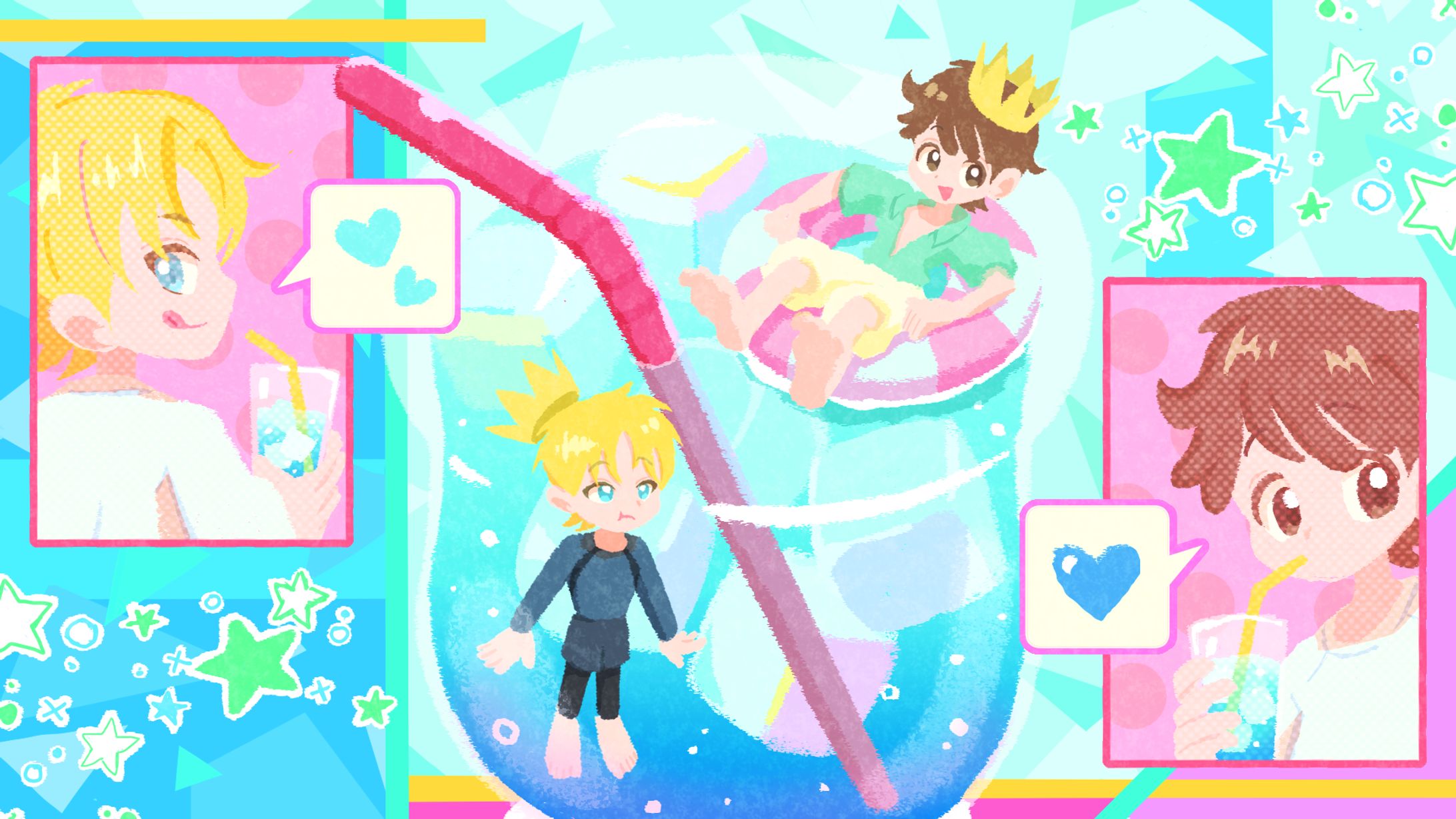 真夜中サイダー〈CDジャケット・リリックビデオ〉-1