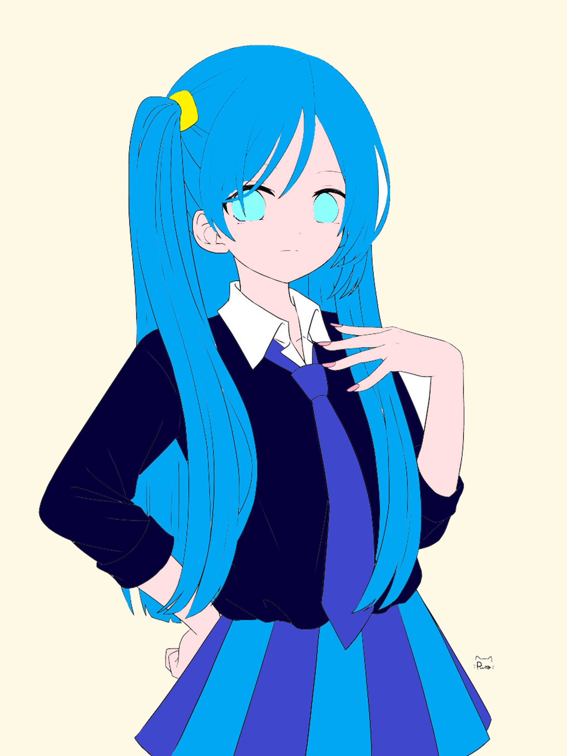 女の子２ 色塗り-1