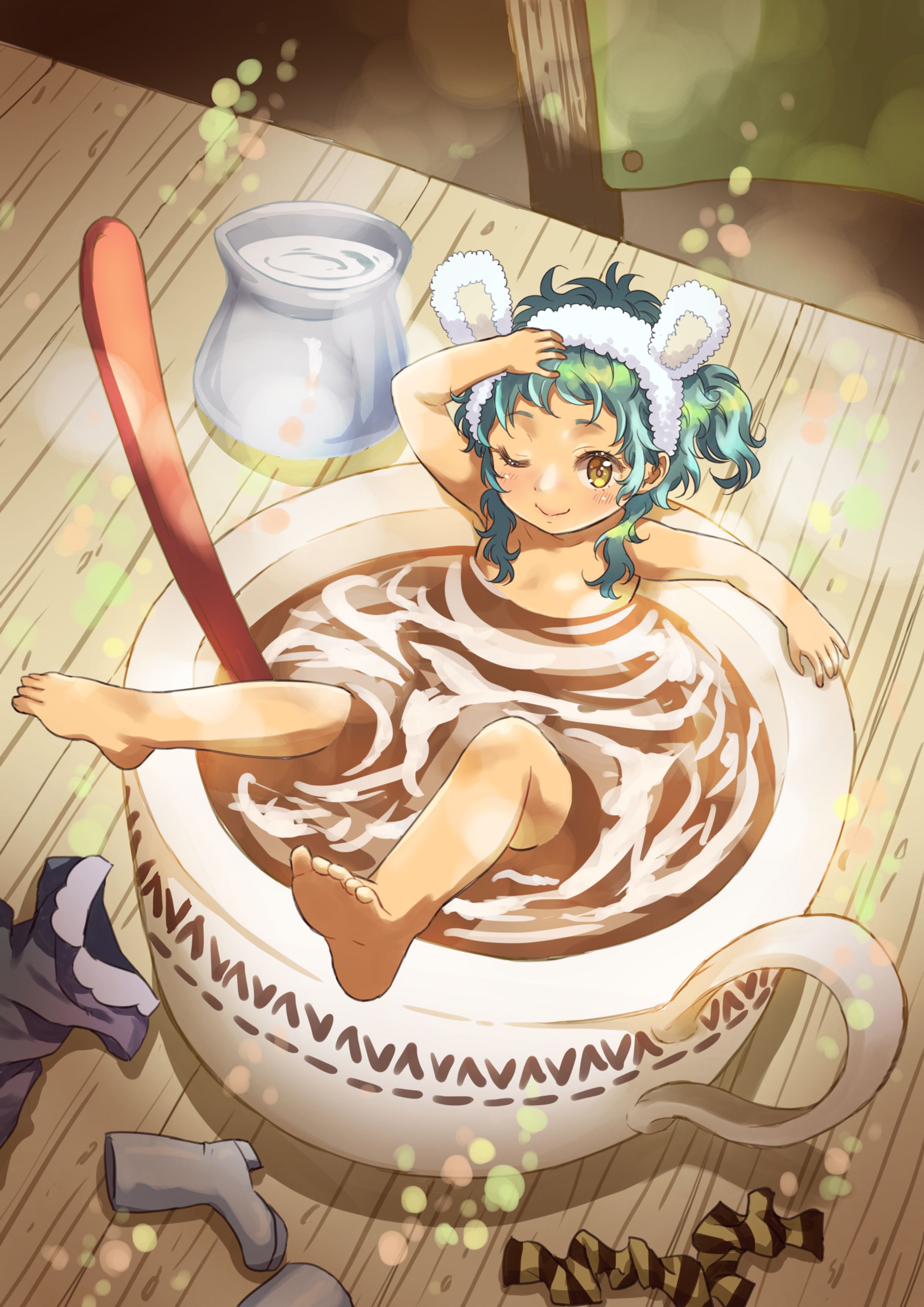 妖精とコーヒーカップ-1