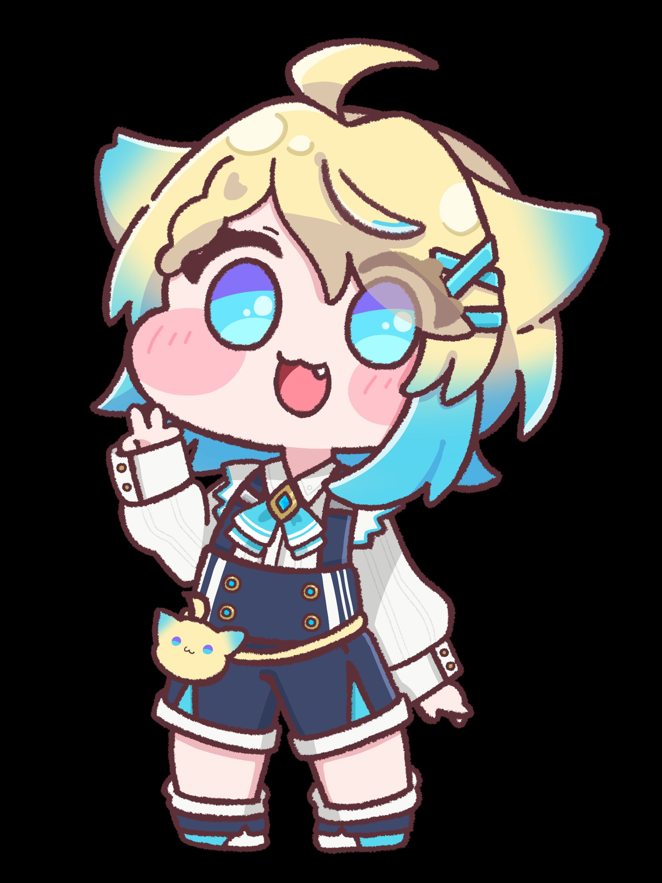 ソシャゲイラスト風イラスト(テイスト寄せイラスト)-1