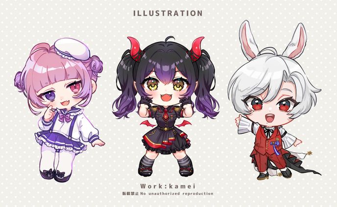 【ミニキャライラストまとめ①】