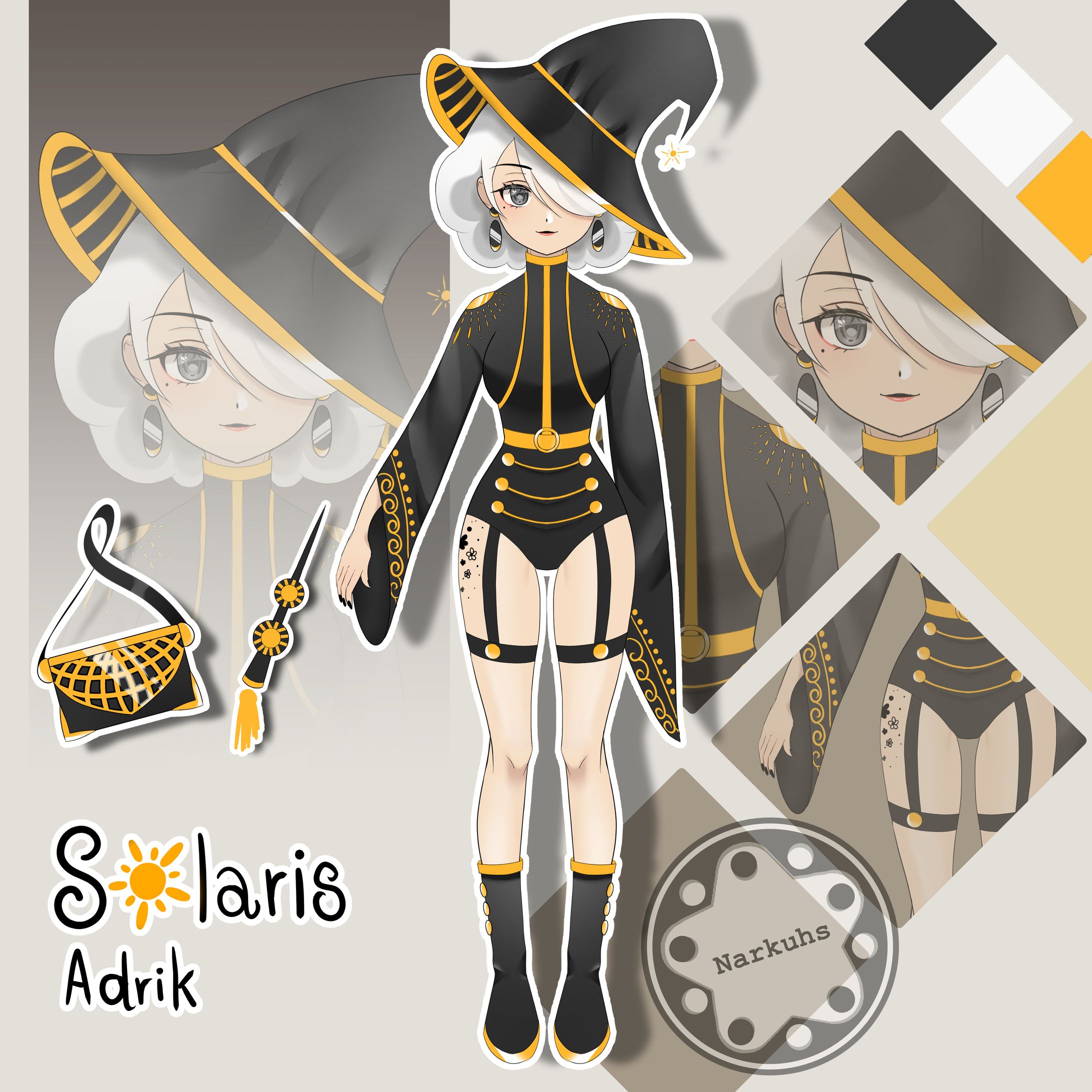 Solaris Adrik (witch of the sun) adoptable-1