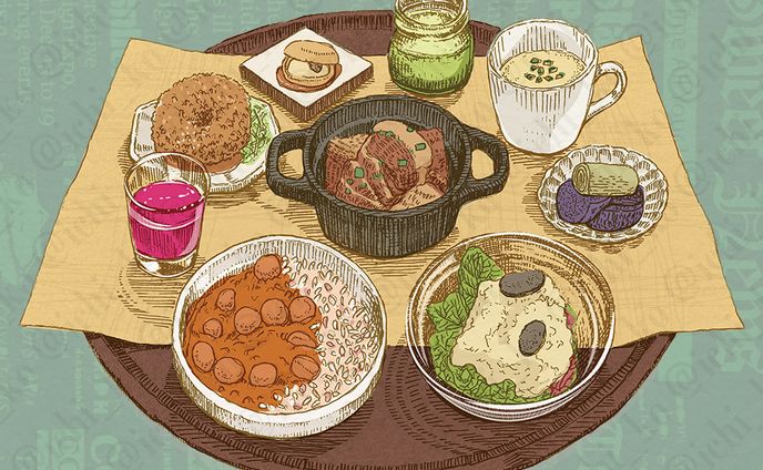 フードカットイラスト1