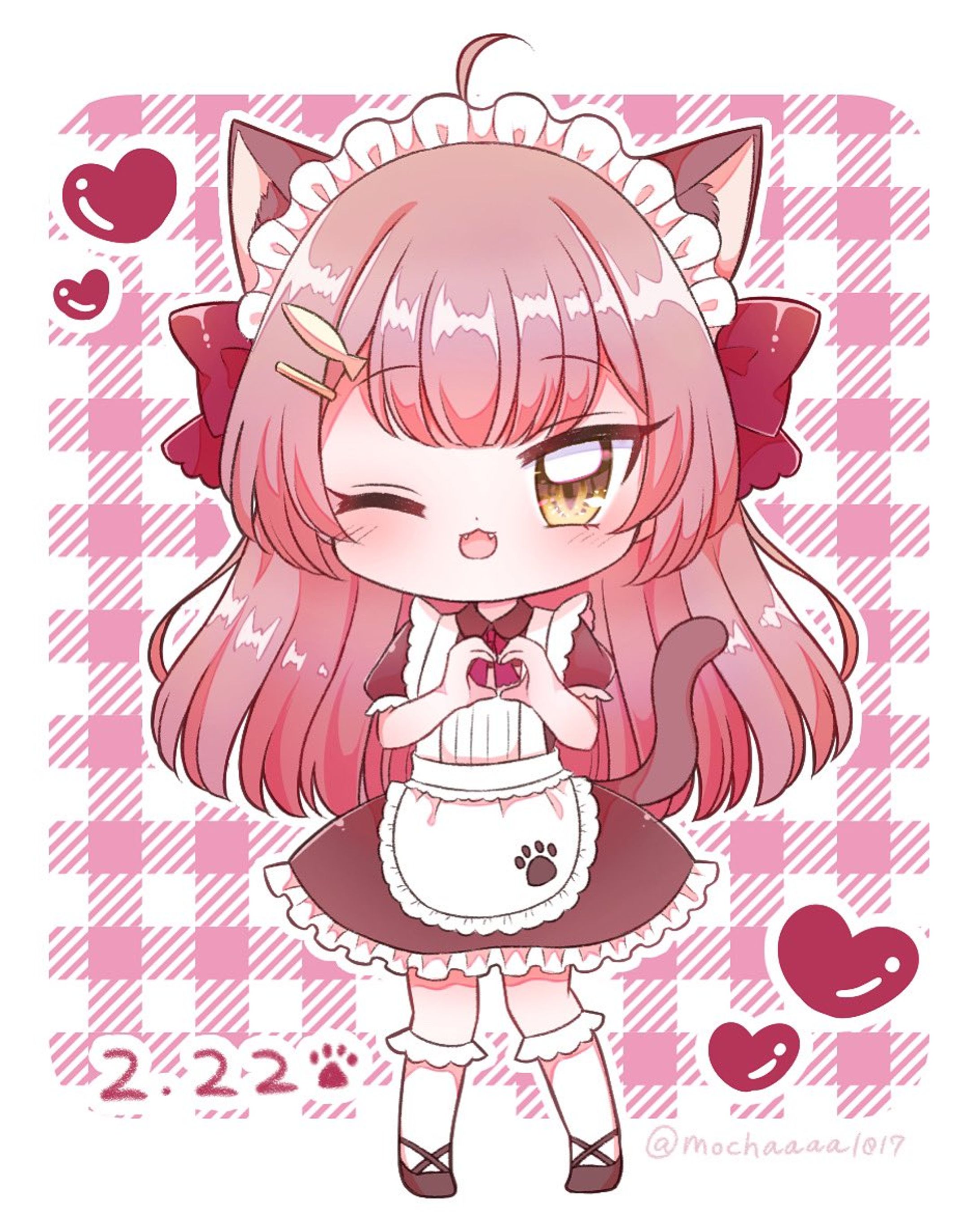 【創作】ねこみみメイド-1