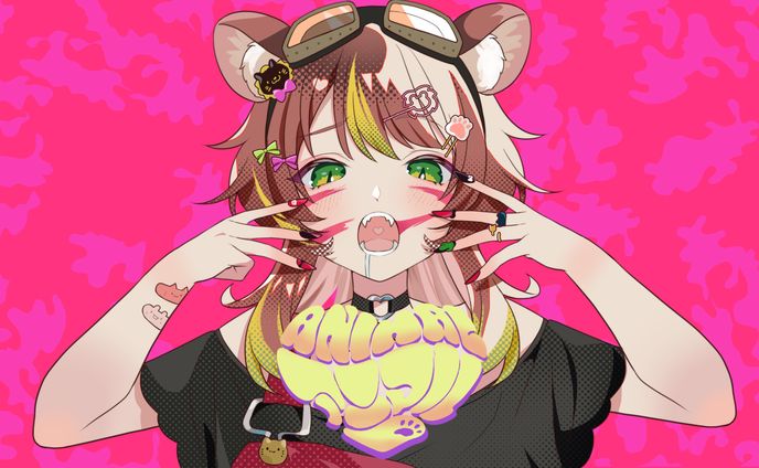 Vtuber　獅子戸あろ様　動画イラスト