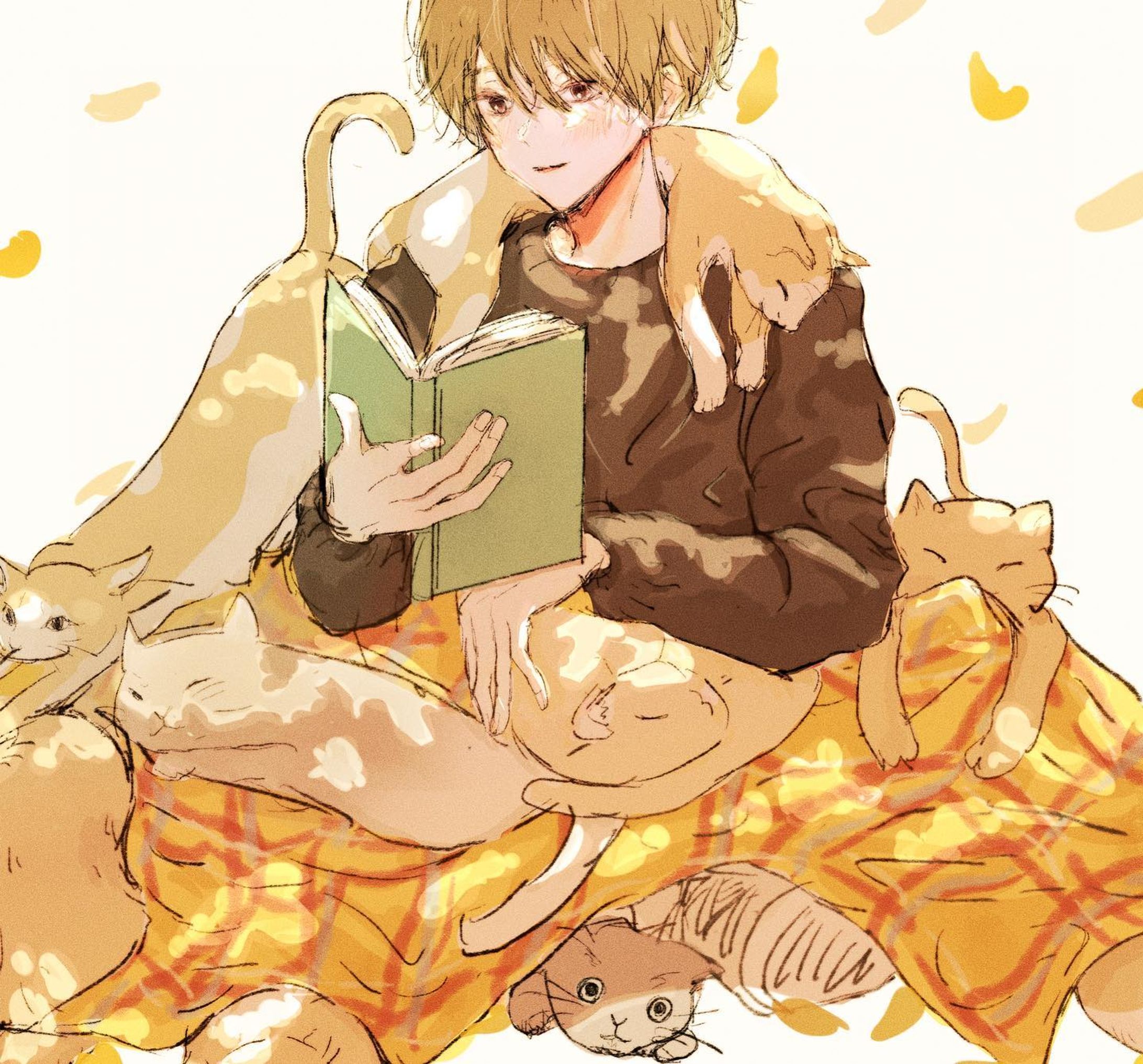 暖かい場所🍁🐈🐕📕

#イラスト#イラストレーター
#絵が好きな人と繋がりたい 
#イラスト好きな人と繋がりたい 
#創作男子
#男の子イラスト
#紅葉
#秋の絵 
#公園で読書
#暖かい 
#可愛いイラスト
#illust
#illustrator #illustragram #illustration 
#秋服

#插图 #插图画家 #藝術 
 #드로잉 #일러스트 #artworks #painting
#木漏れ日の中で
#猫好きさんと繋がりたい 
#茶白猫
#猫イラスト
#autumnleaves
#軽美術部
#木漏れ日-1