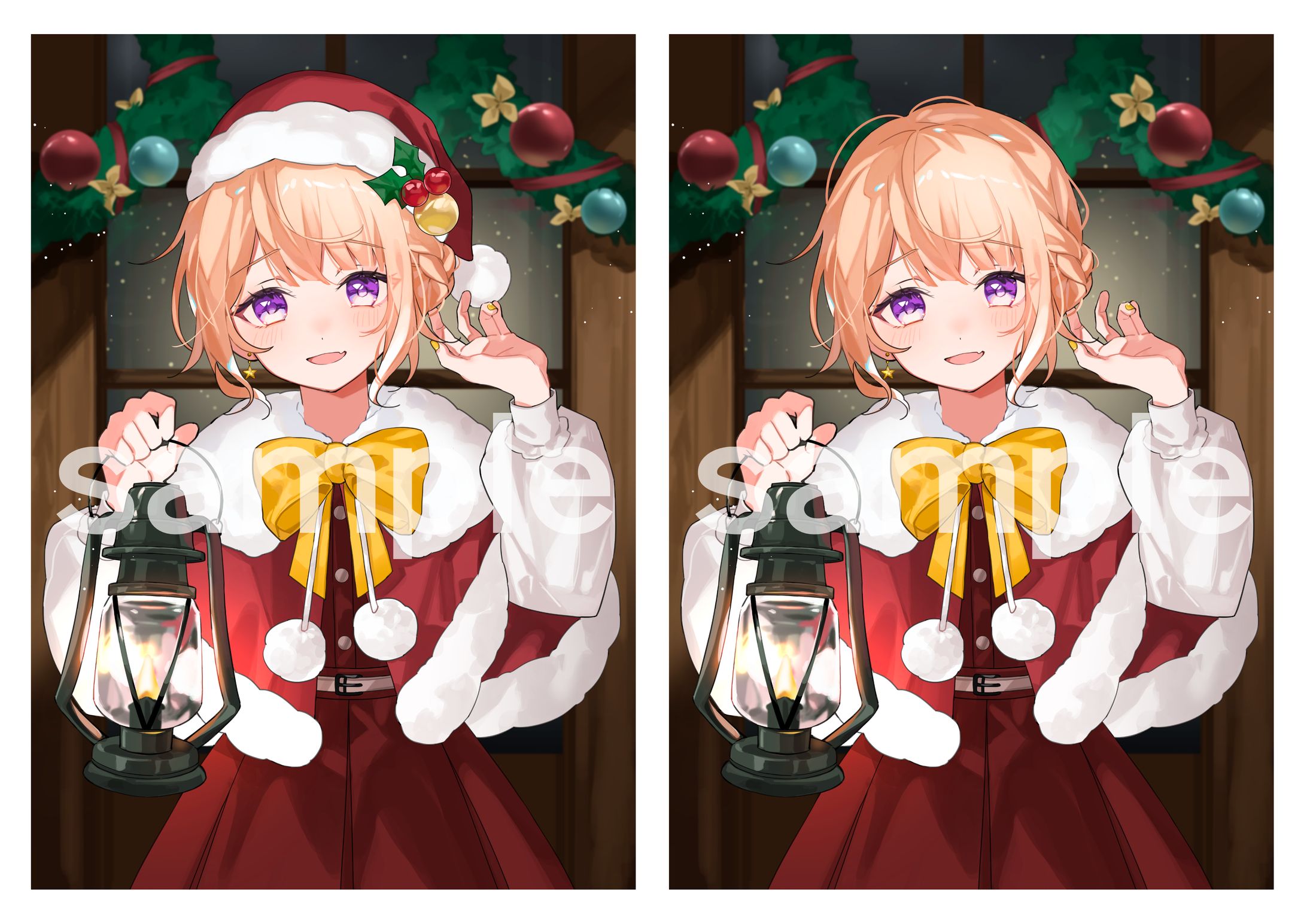 【work】御手洗コマ クリスマスイラスト-1