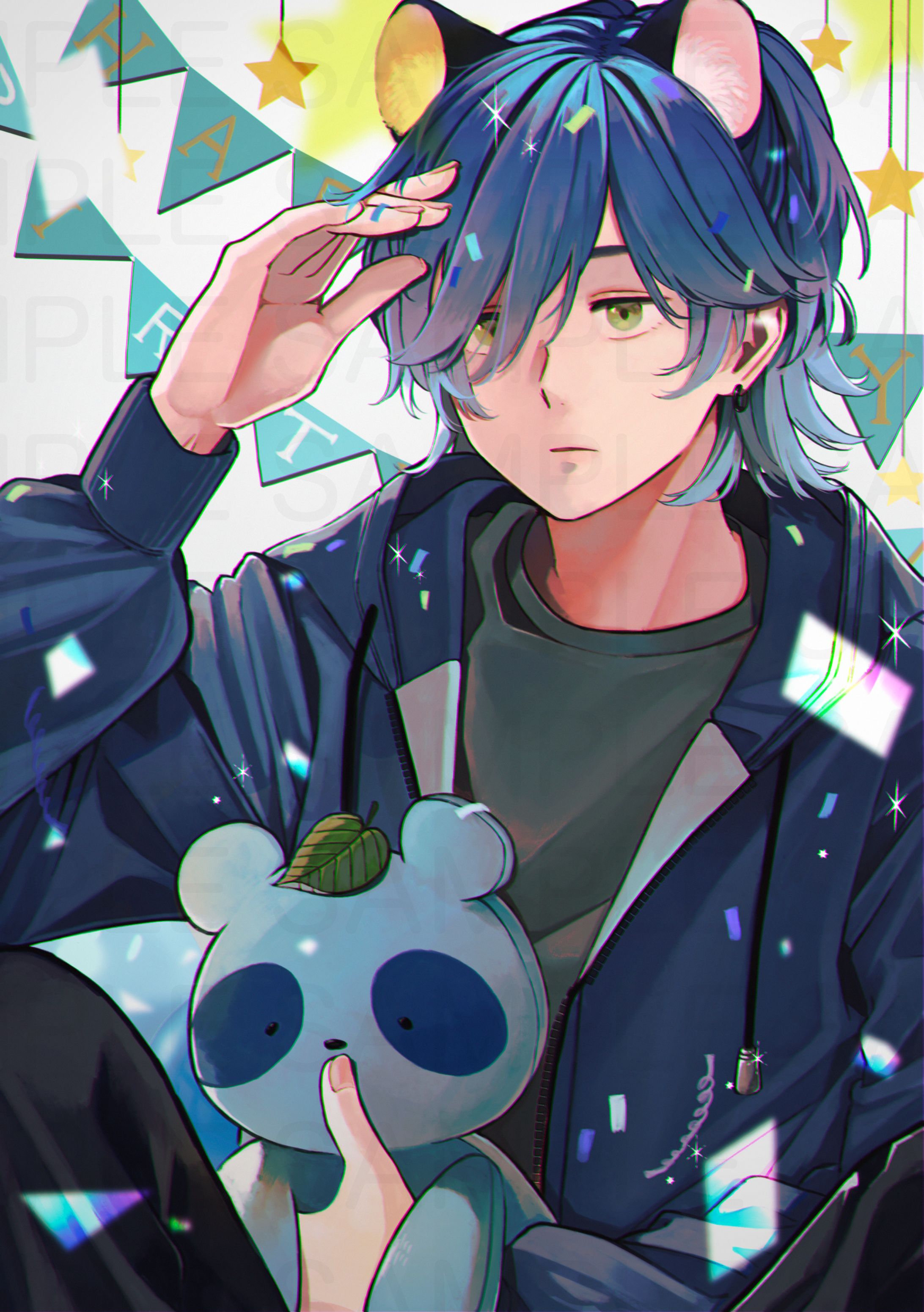 個人様ご依頼05_お誕生日お祝いイラスト-1