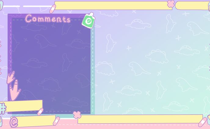 【Works】葉竜らぷる様配信オーバーレイ&ネームロゴ制作