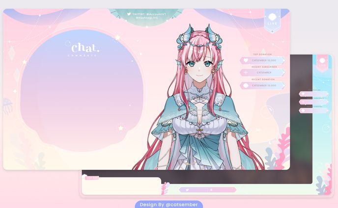 VTuber Overlays Design