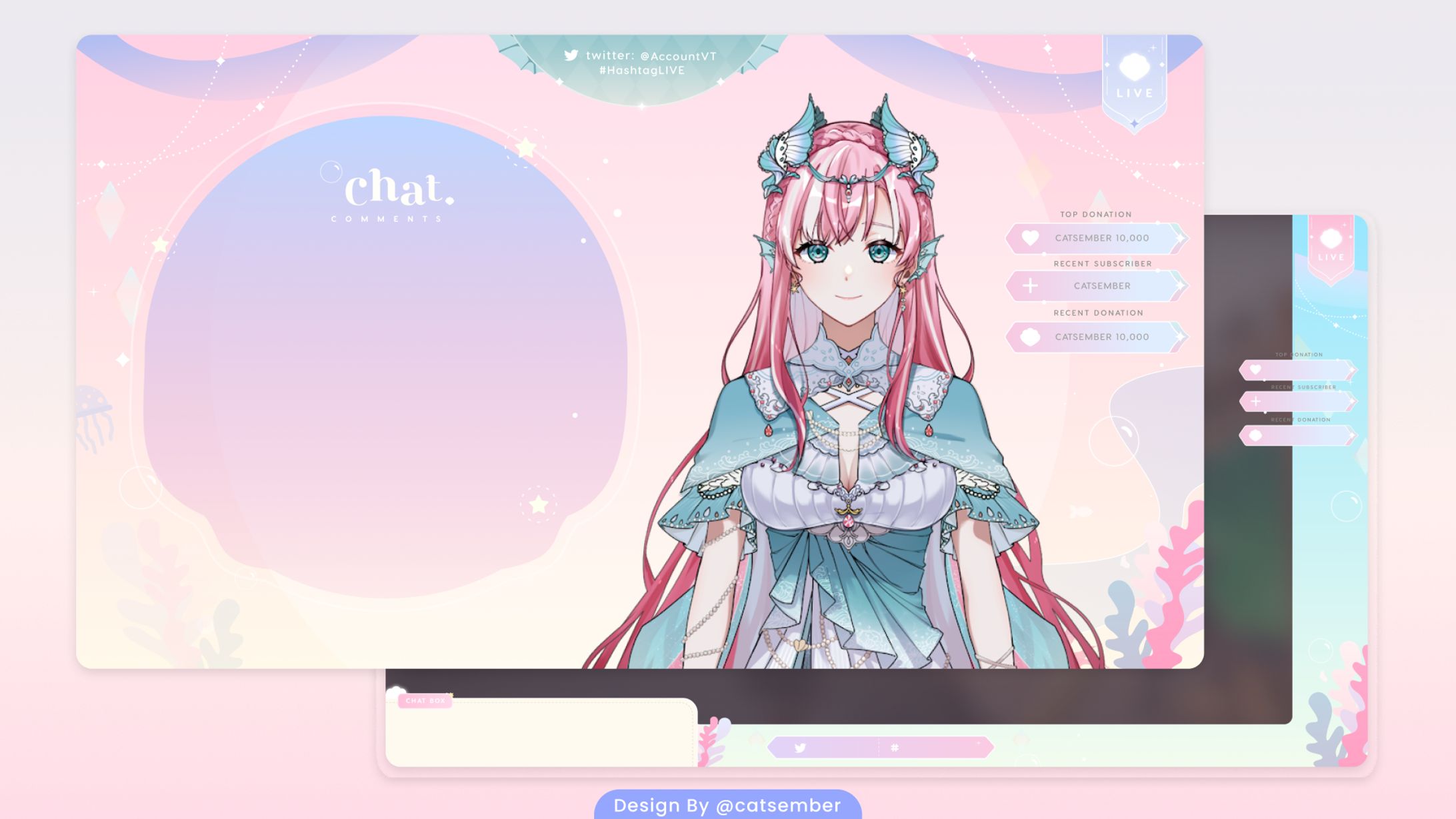 VTuber Overlays Design-1