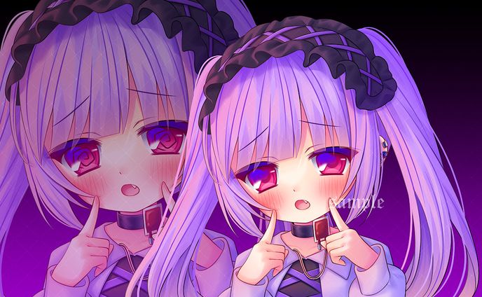 IRIAMライバー如月冥愛様 ご依頼イラスト