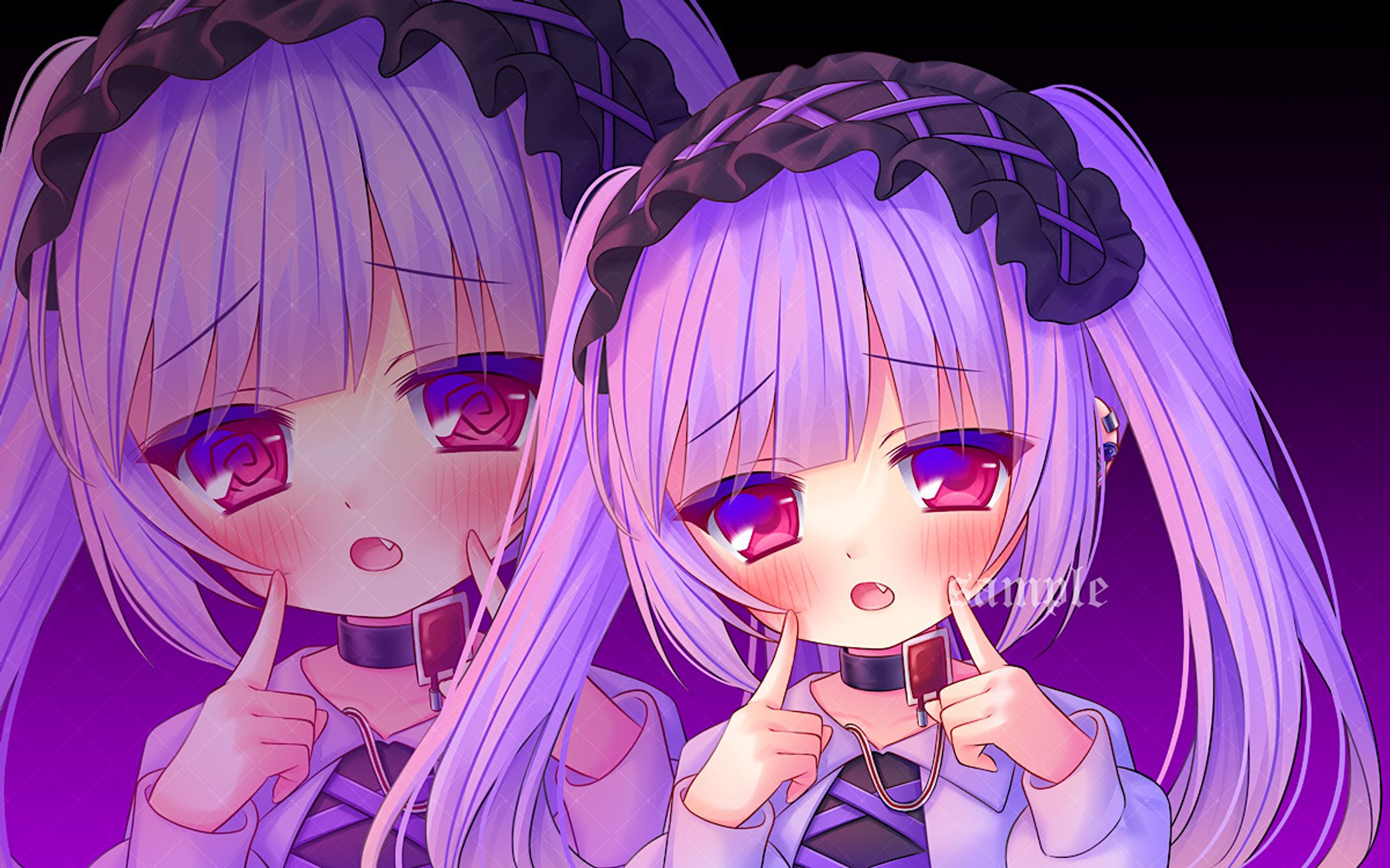 IRIAMライバー如月冥愛様 ご依頼イラスト-1