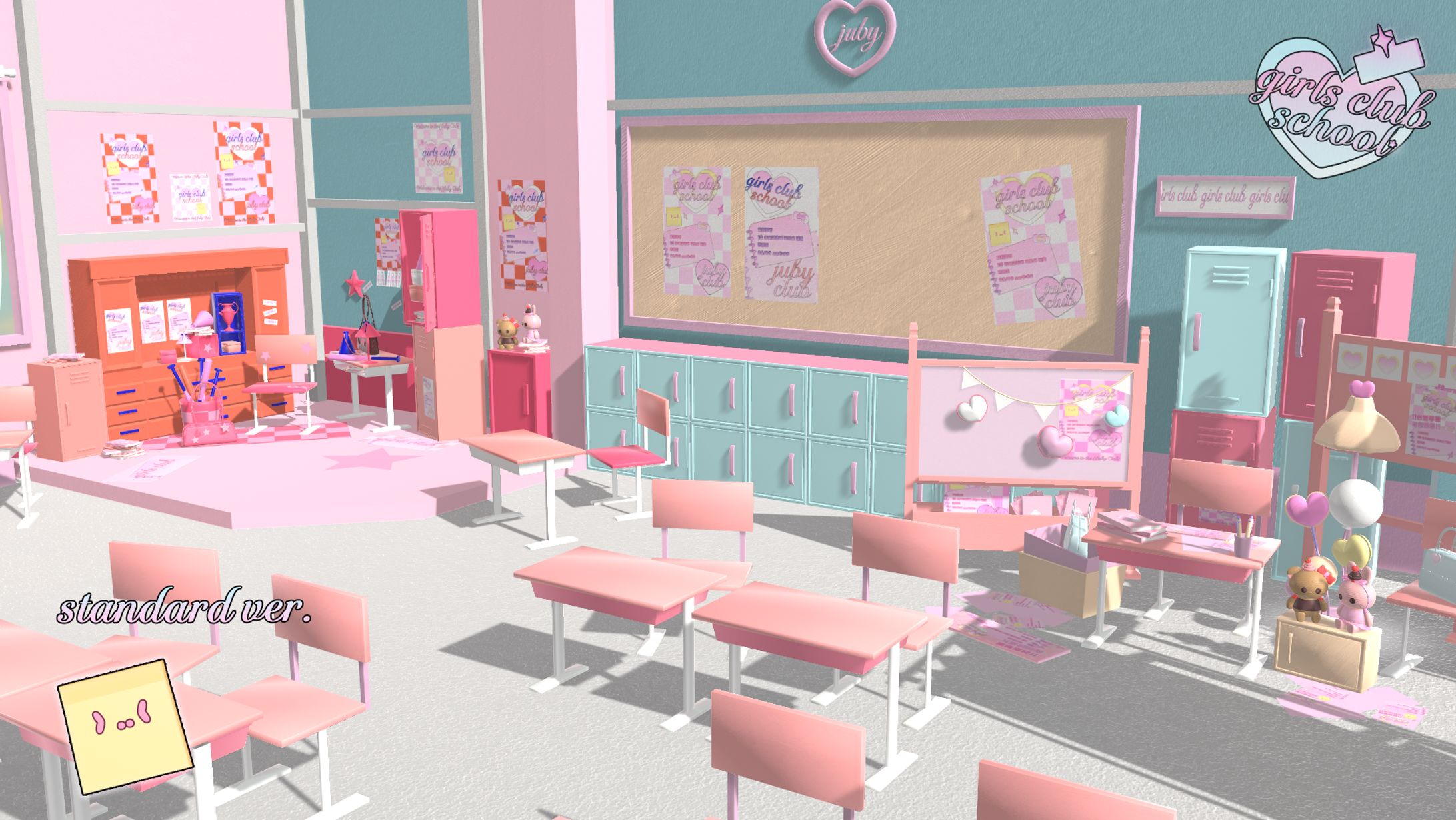 Warudo World {Girl's Club School} URP/BiRP-1