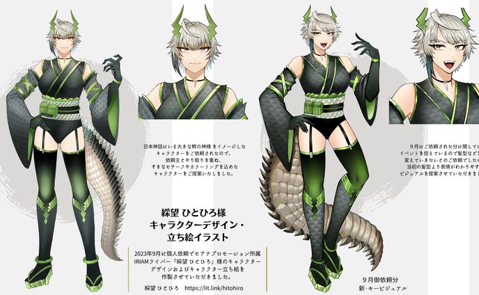 キャラクターデザイン（衣装のみ）、有広ひろや