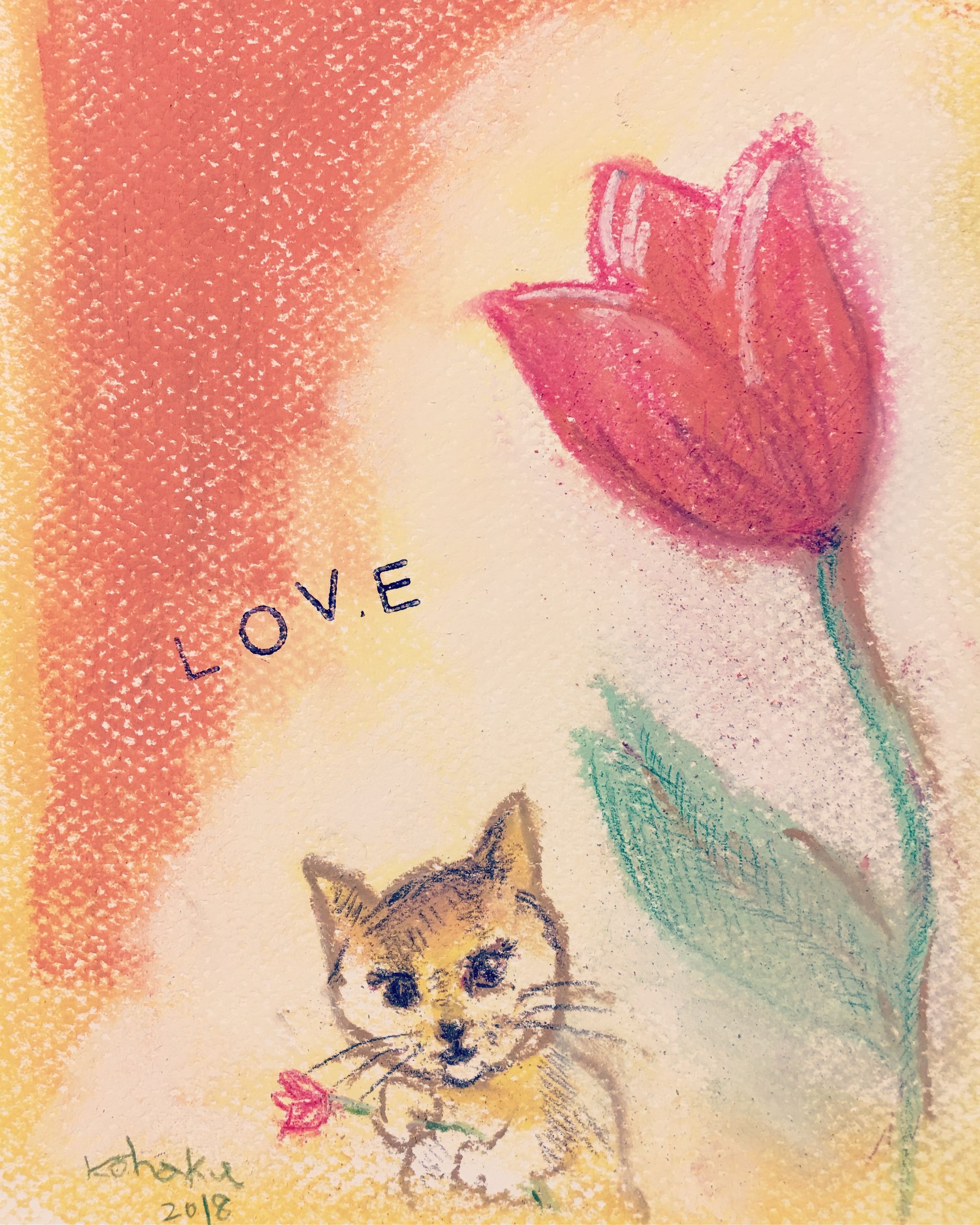 チューリップへのlove-1