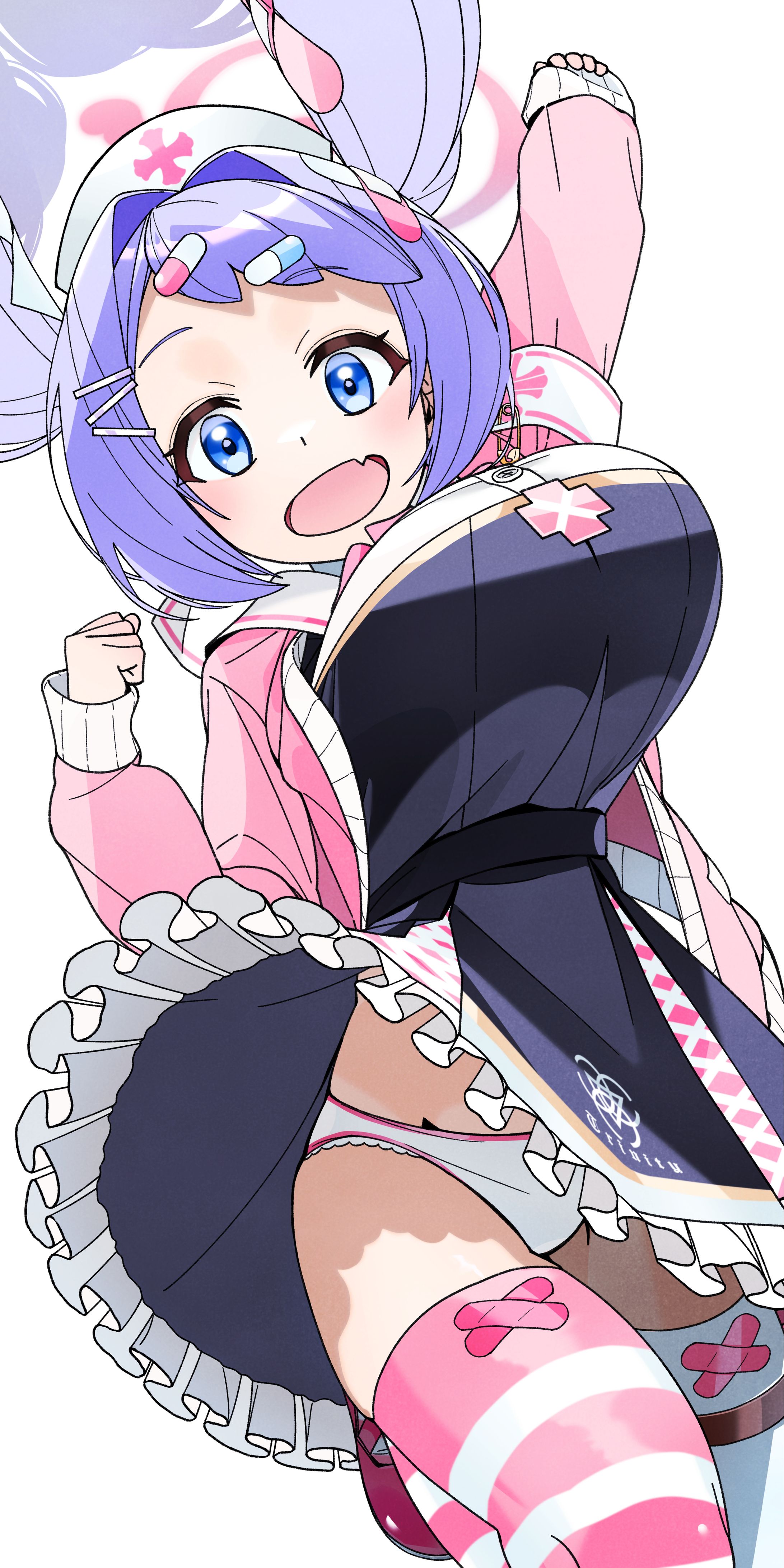 ハナエ 線画・カラー-1