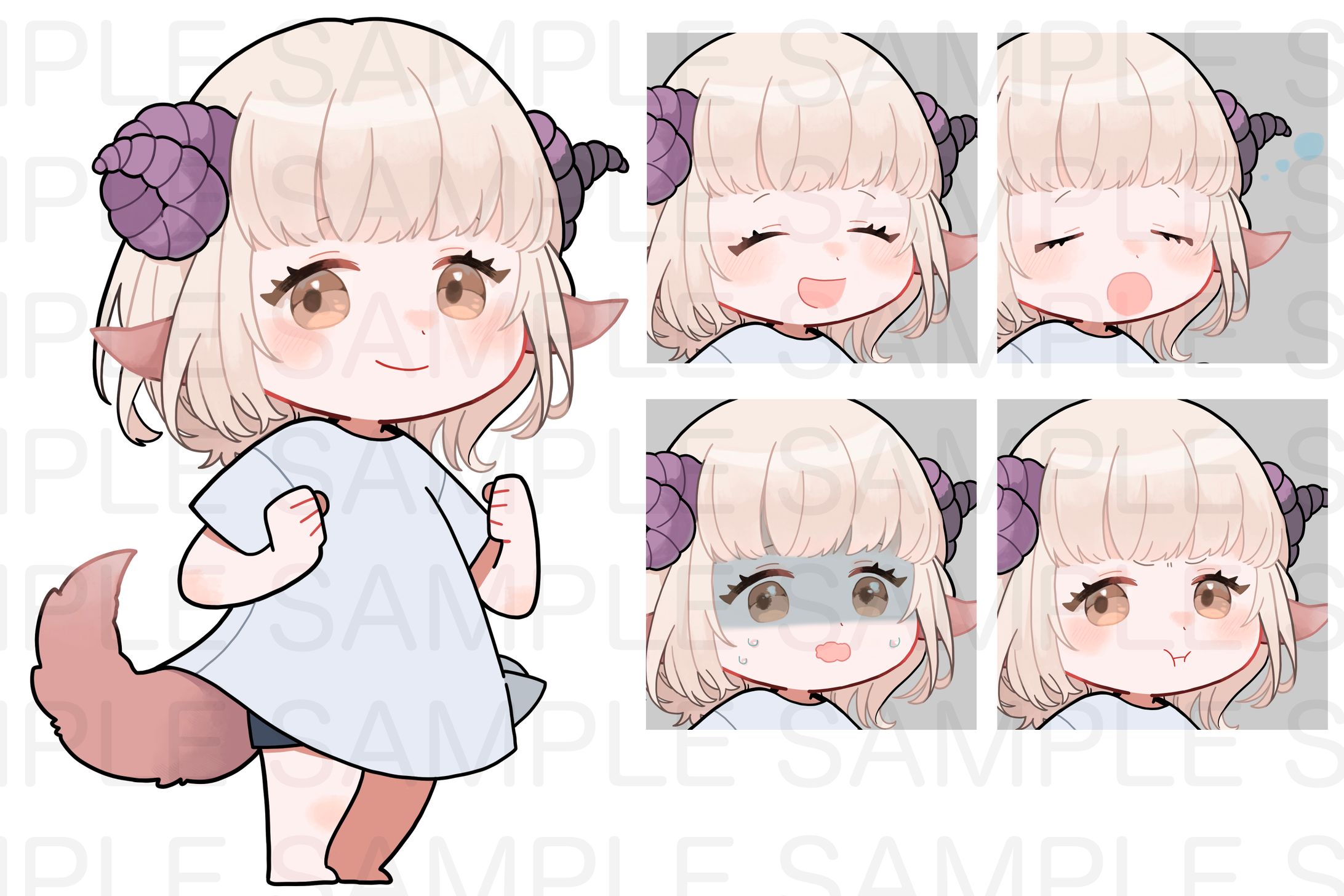 羊毛犬様_SDイラスト-1