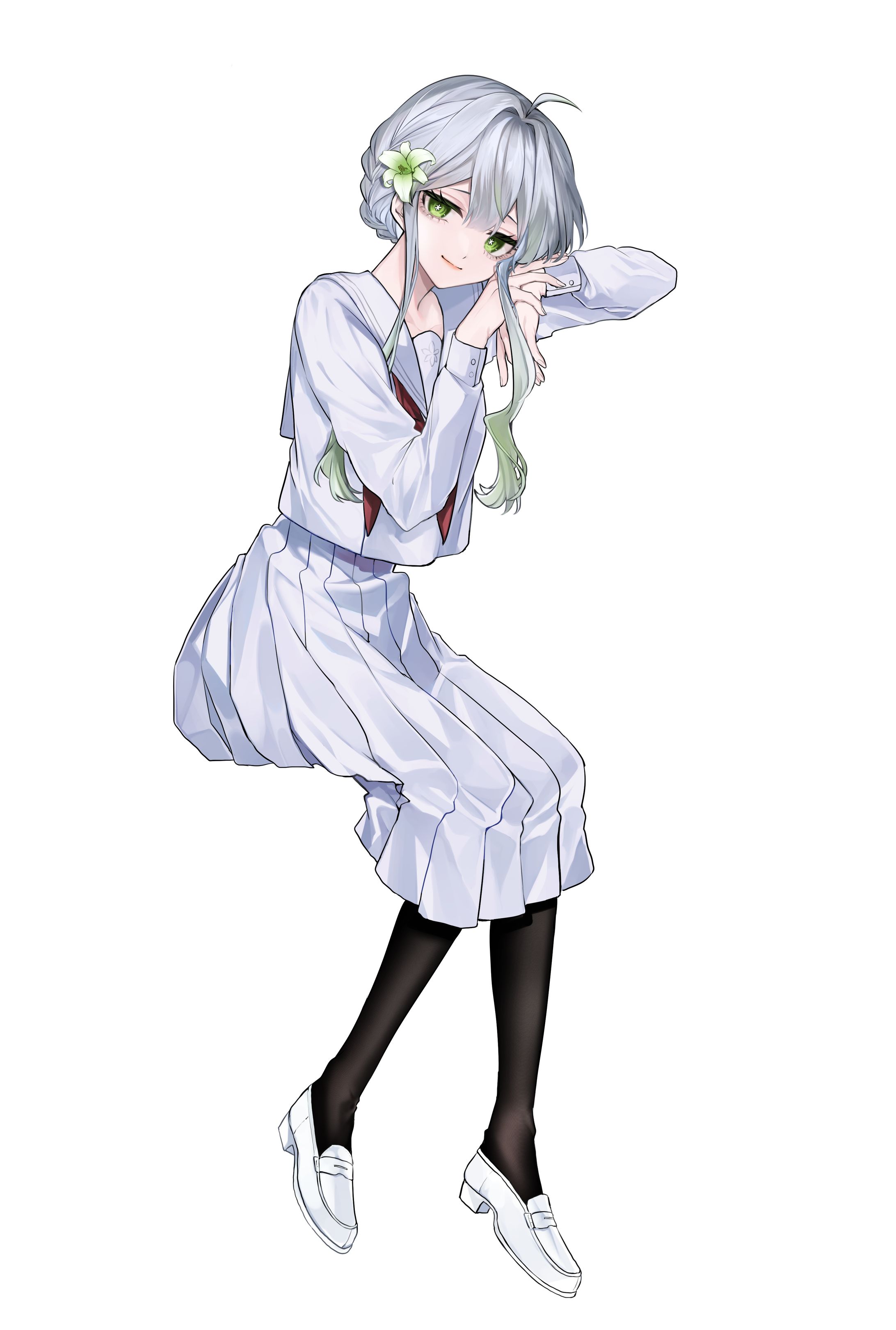 セーラー服の女子高校生-1