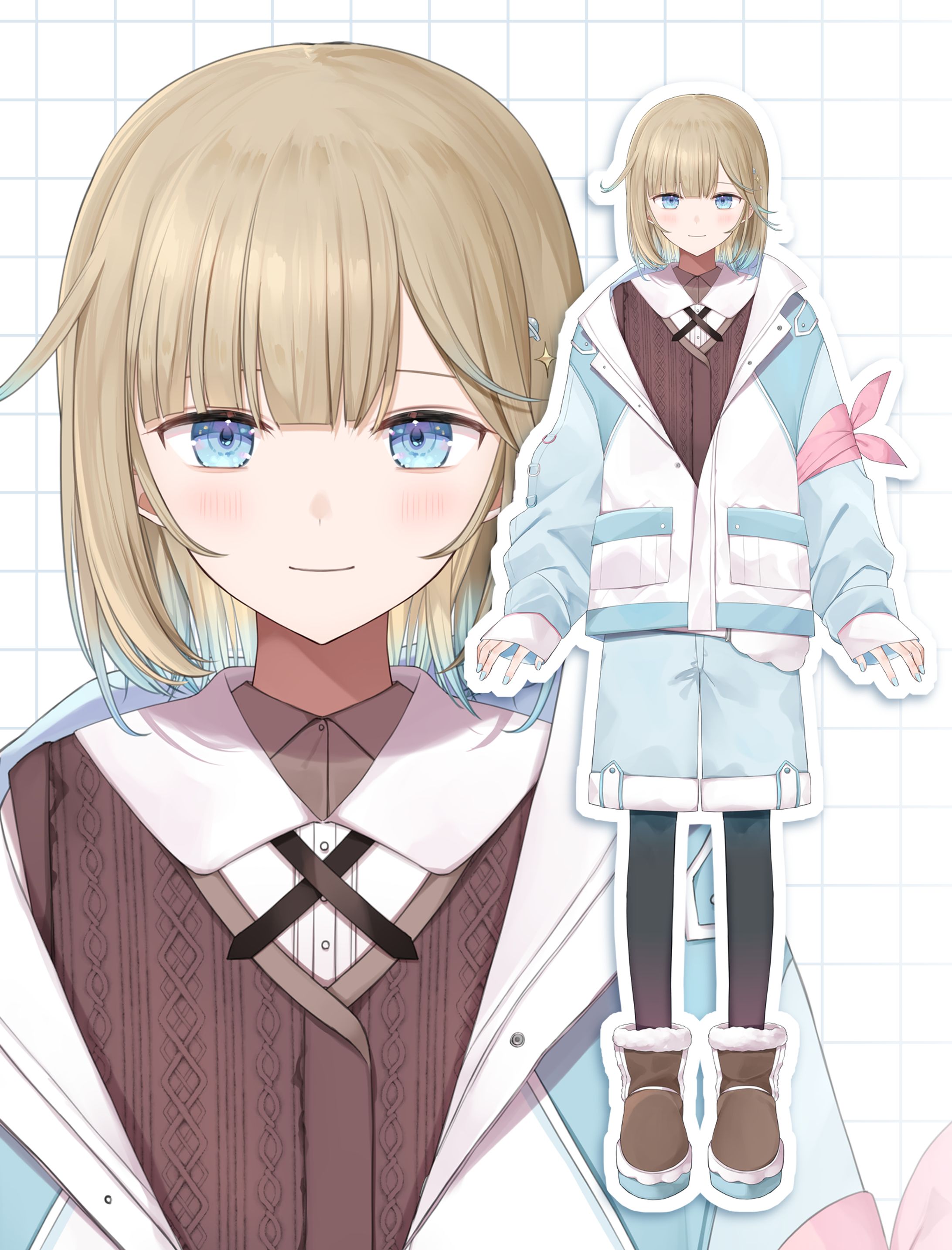 真宙みあ様Vtuber活動用立ち絵-1