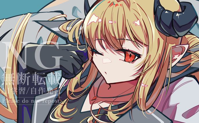 【1枚絵】SKIMA実績 Vライバー様のグッズ用、ヘッダー用イラスト