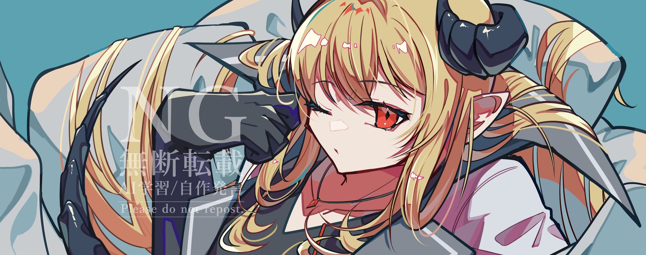 【1枚絵】SKIMA実績 Vライバー様のグッズ用、ヘッダー用イラスト-1