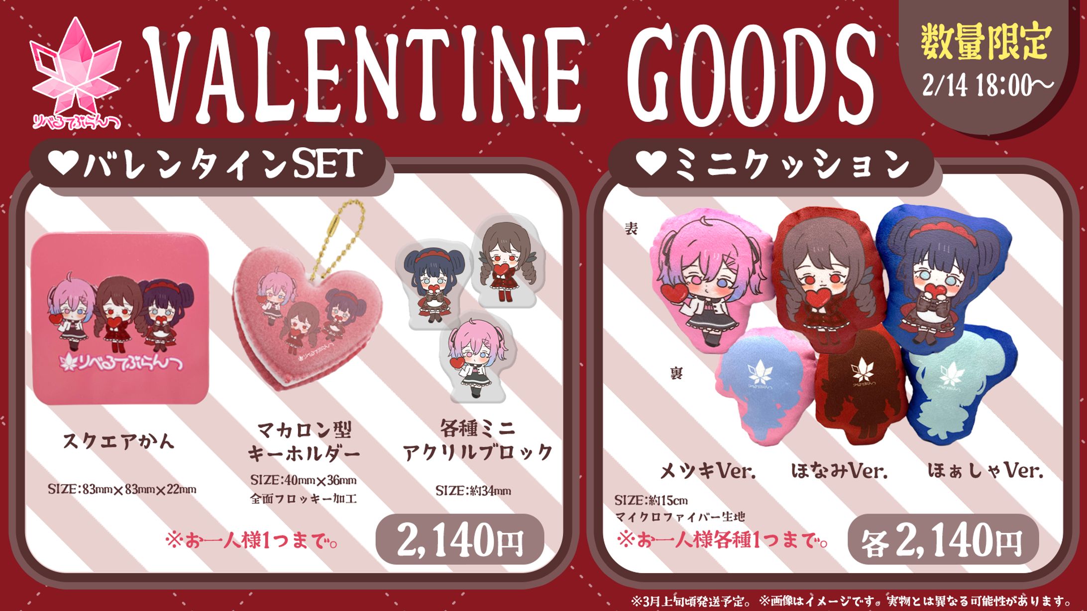 所属グループ「りべるてぷらんつ」バレンタイングッズ販売-1