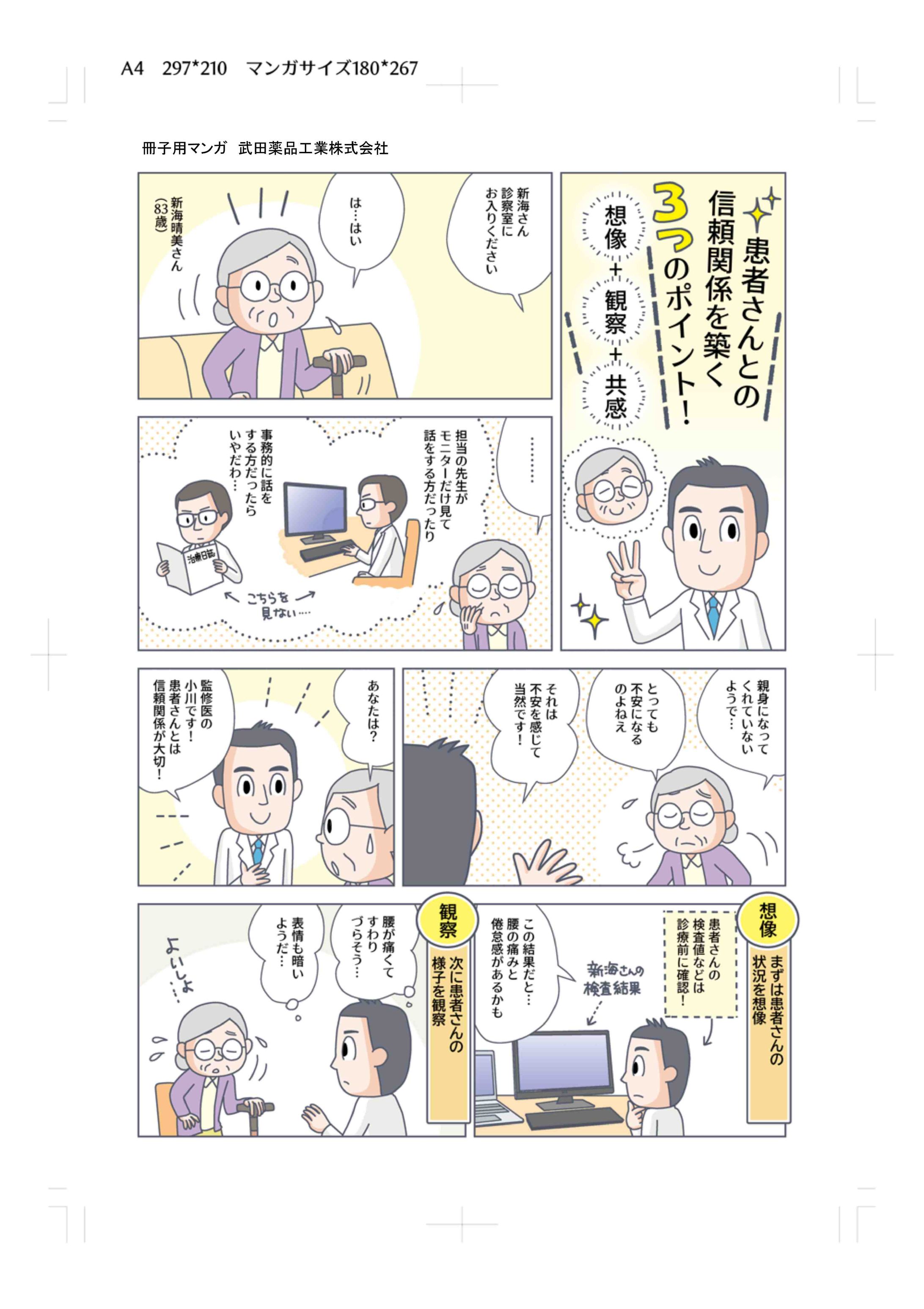 あべかよこ制作4Cマンガ見本-1