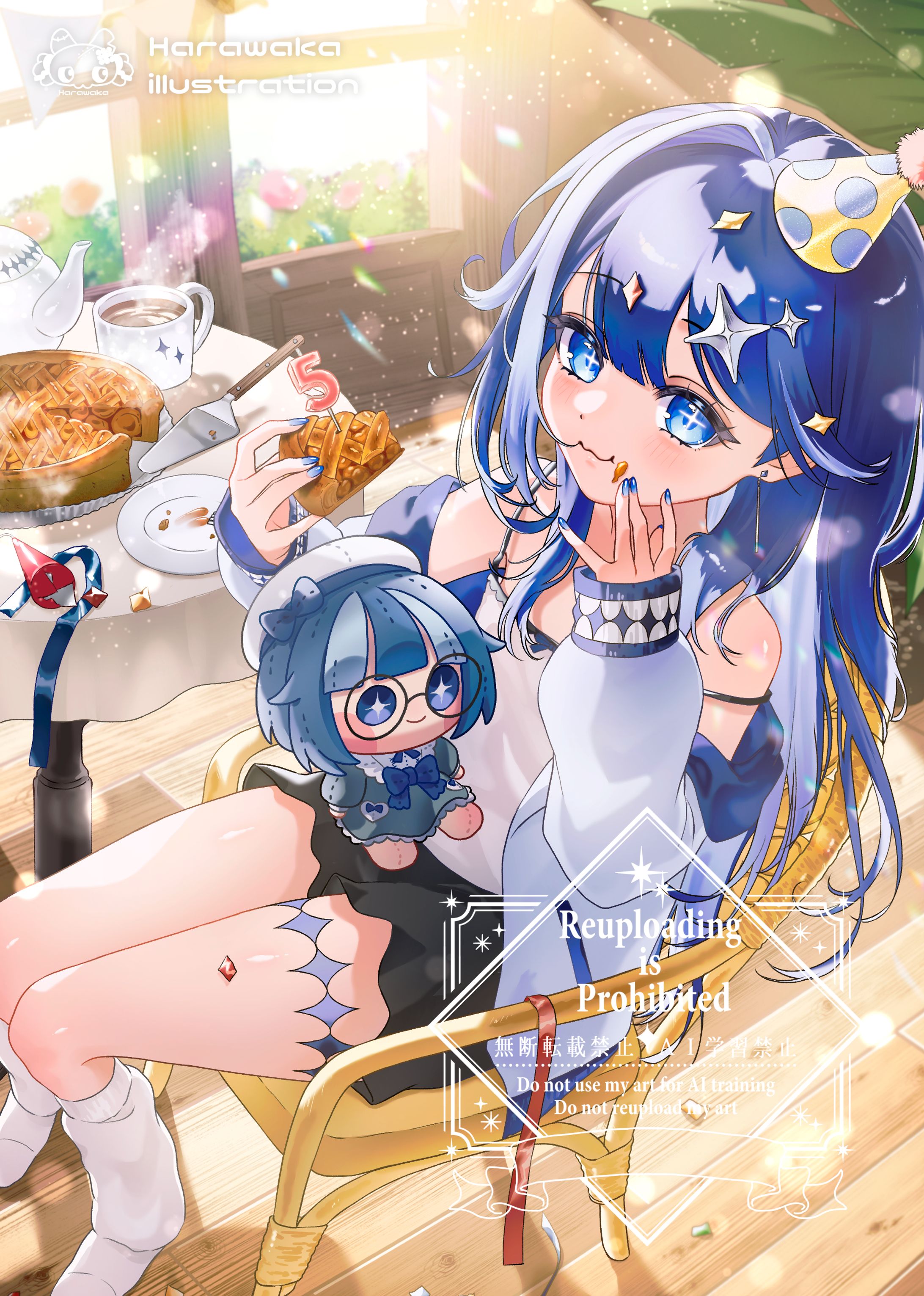 meme様　5周年記念イラスト-1