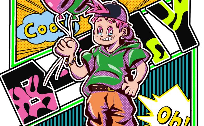 カートゥーン風イラスト