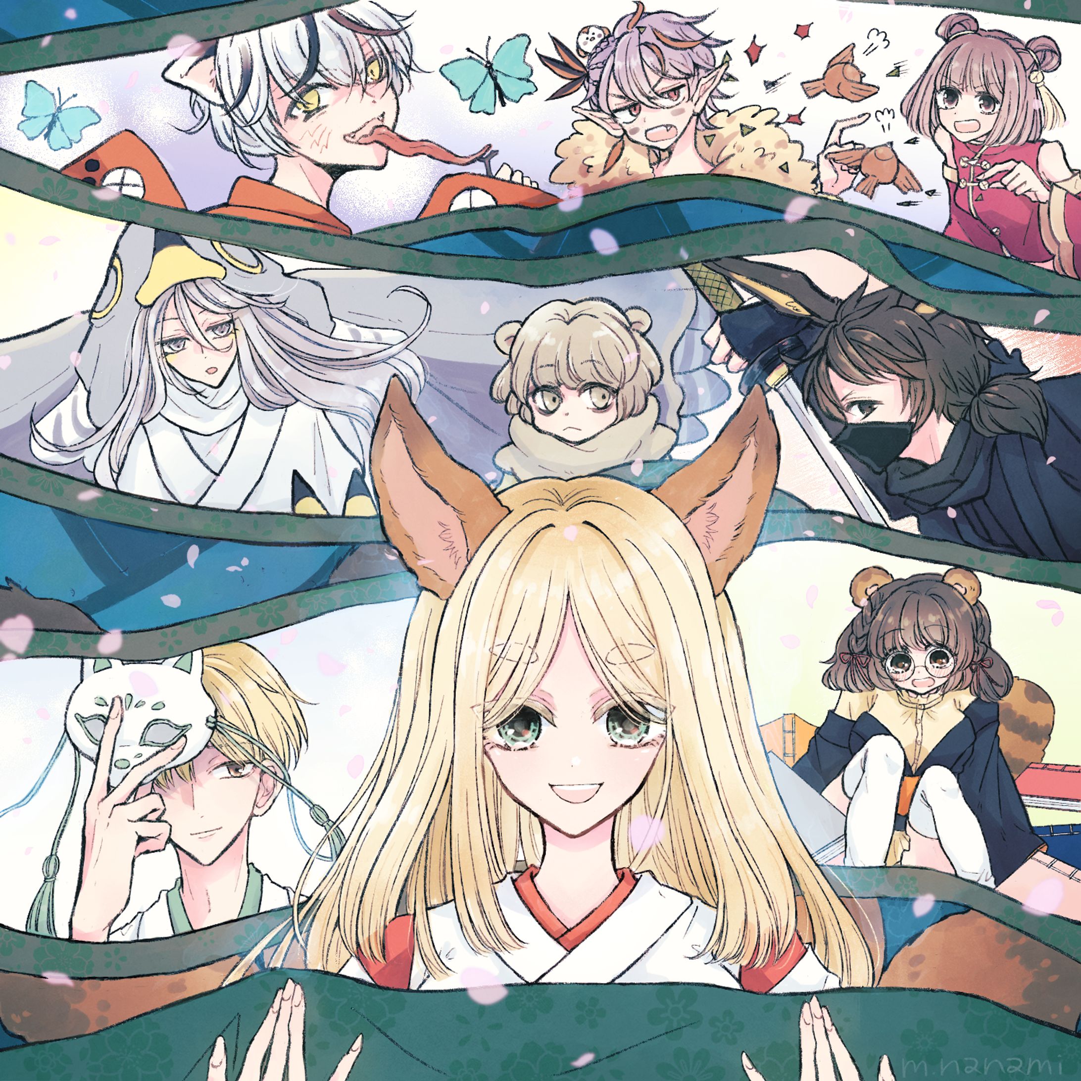 和風ファンタジーイラストサンプル-1