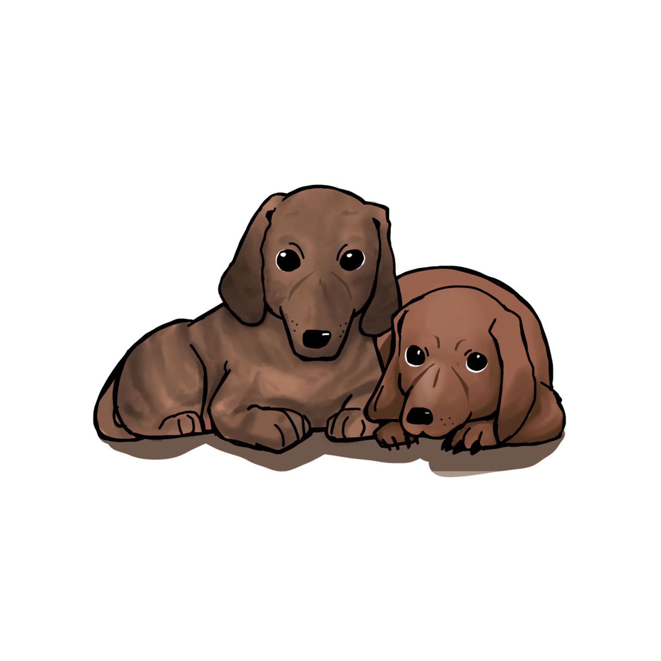 犬のイラスト-1