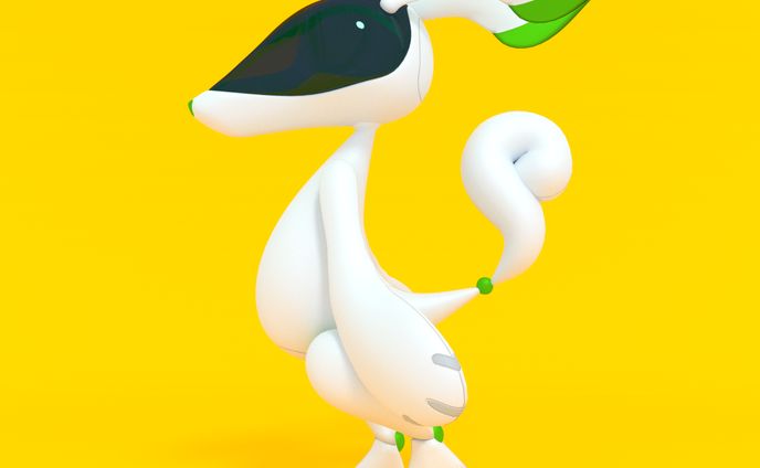 3D：マスコット型ペットロボ