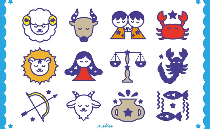 【ご依頼】12星座のイラスト