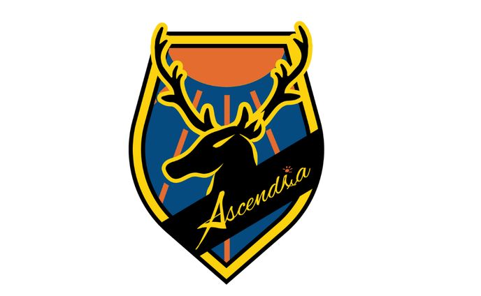 オフィシャルロゴ　プロフットゴルフクラブ　鹿島Ascendia