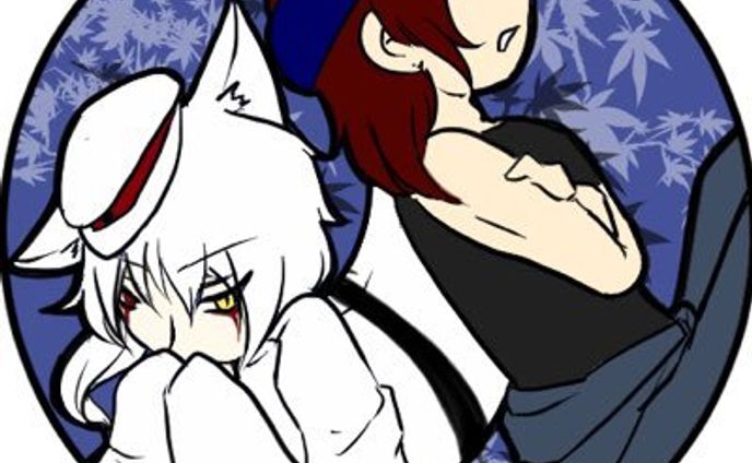 獣耳の男と赤毛の男　アイコン風