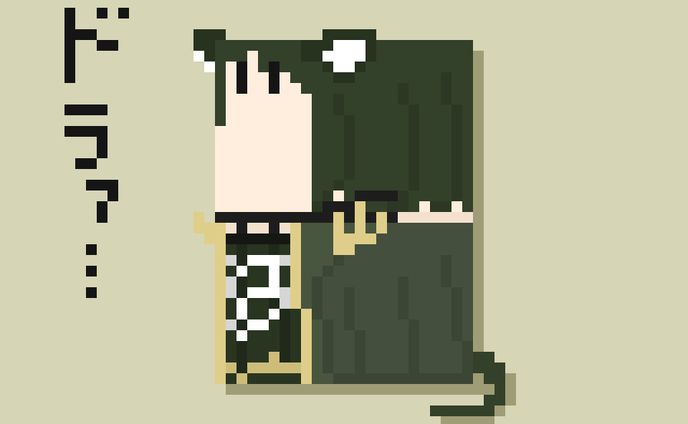 映像、pixel art