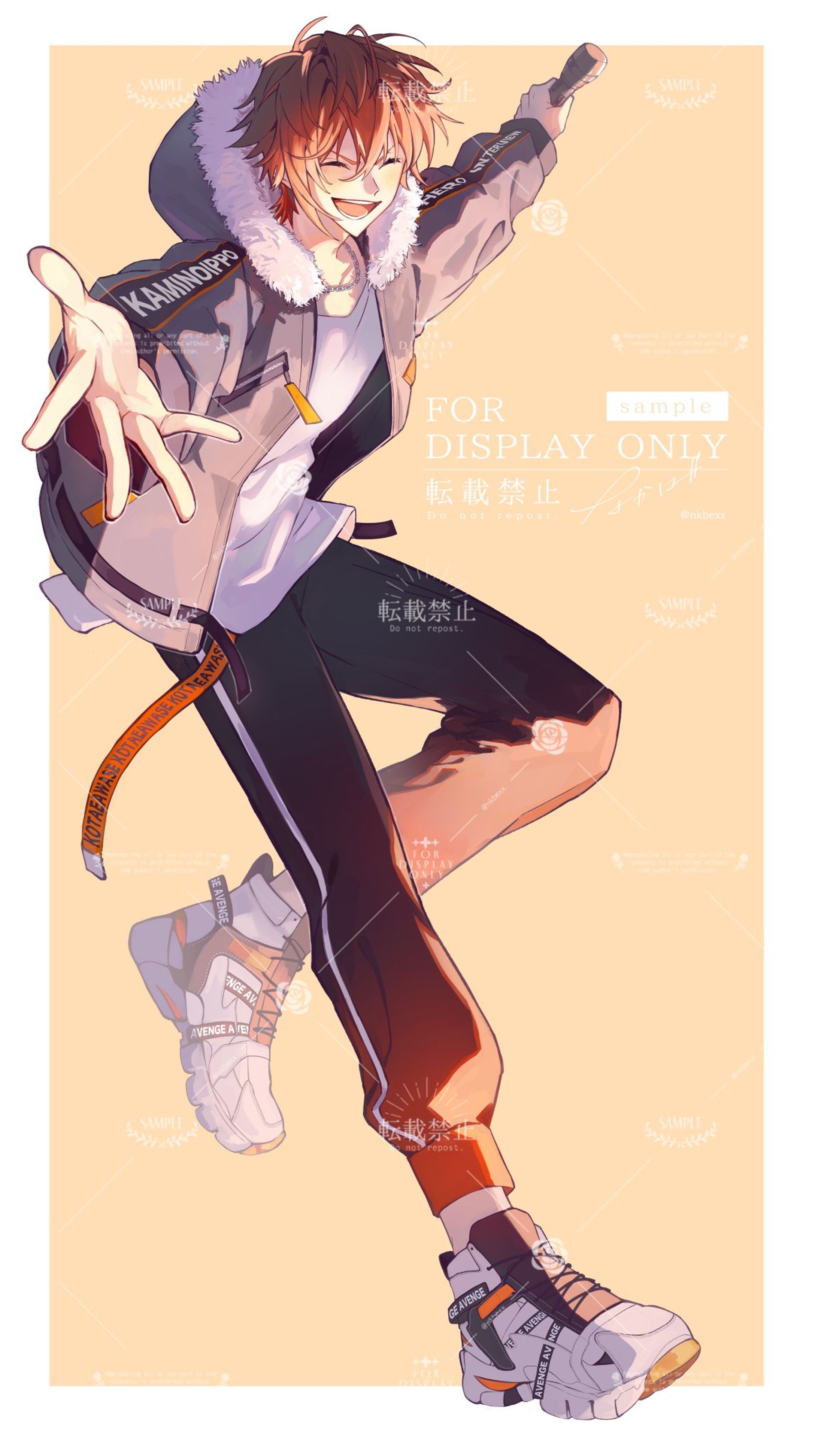 ポチ様 / しゃけみー様ワンマンライブ 『解禁』フラスタ用イラスト 