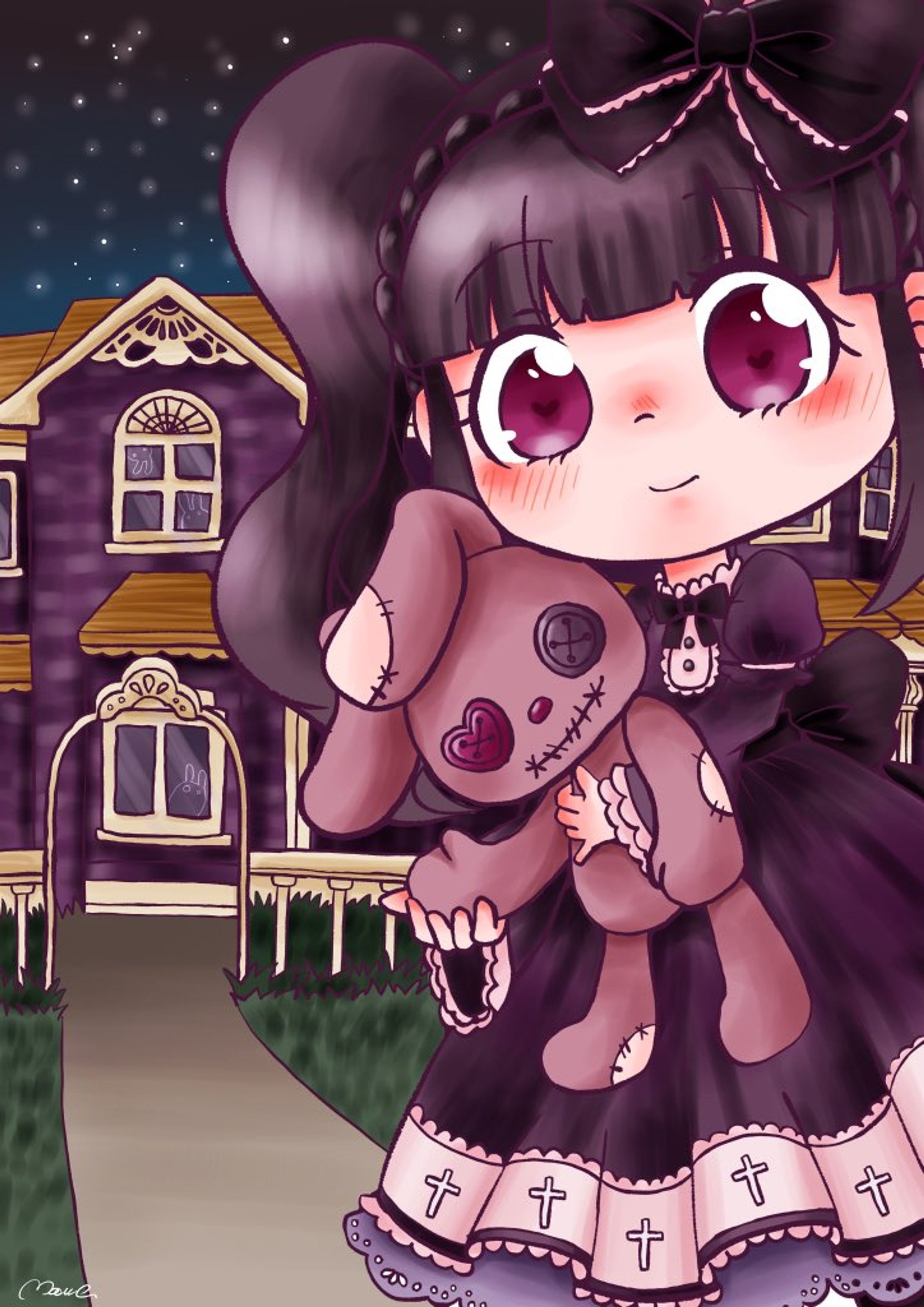 ゴシックロリータイメージイラスト-1