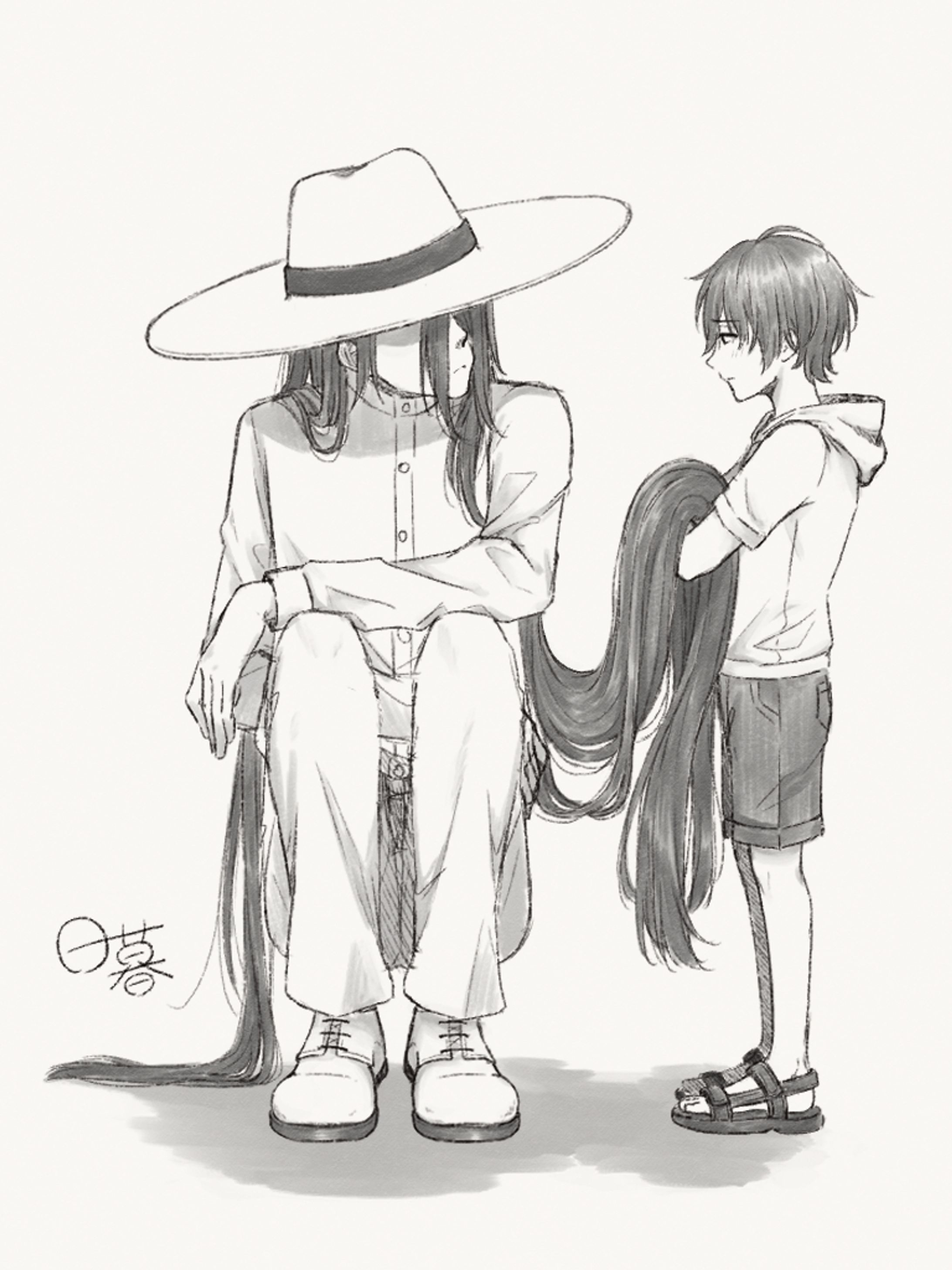 八尺様と男の子-1