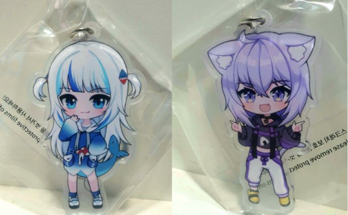 Hololive keyring