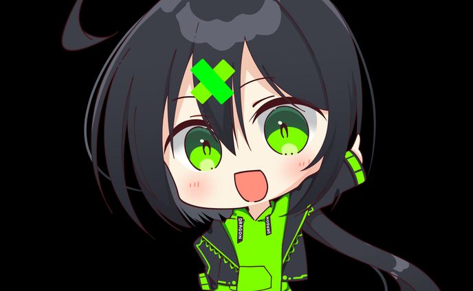 白亜のあ様ちびキャライラスト